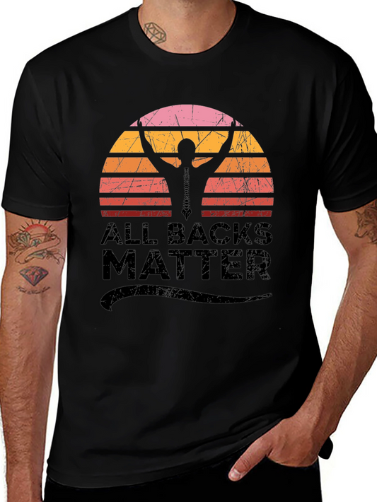 All Backs Matter Chiropractic T-Shirt