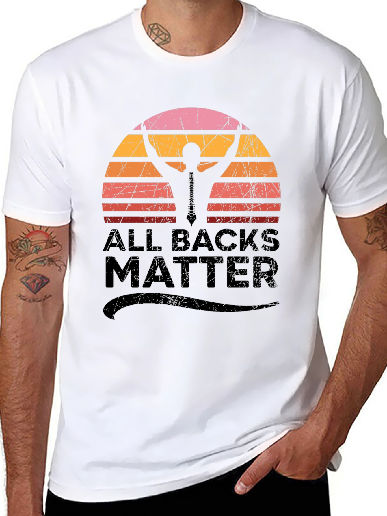 All Backs Matter Chiropractic T-Shirt