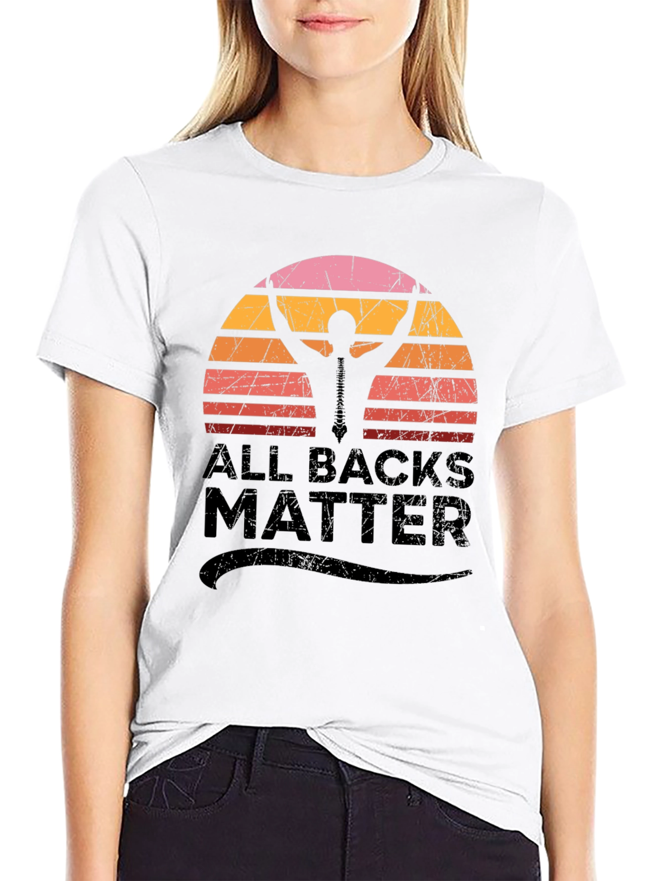 All Backs Matter Chiropractic T-Shirt