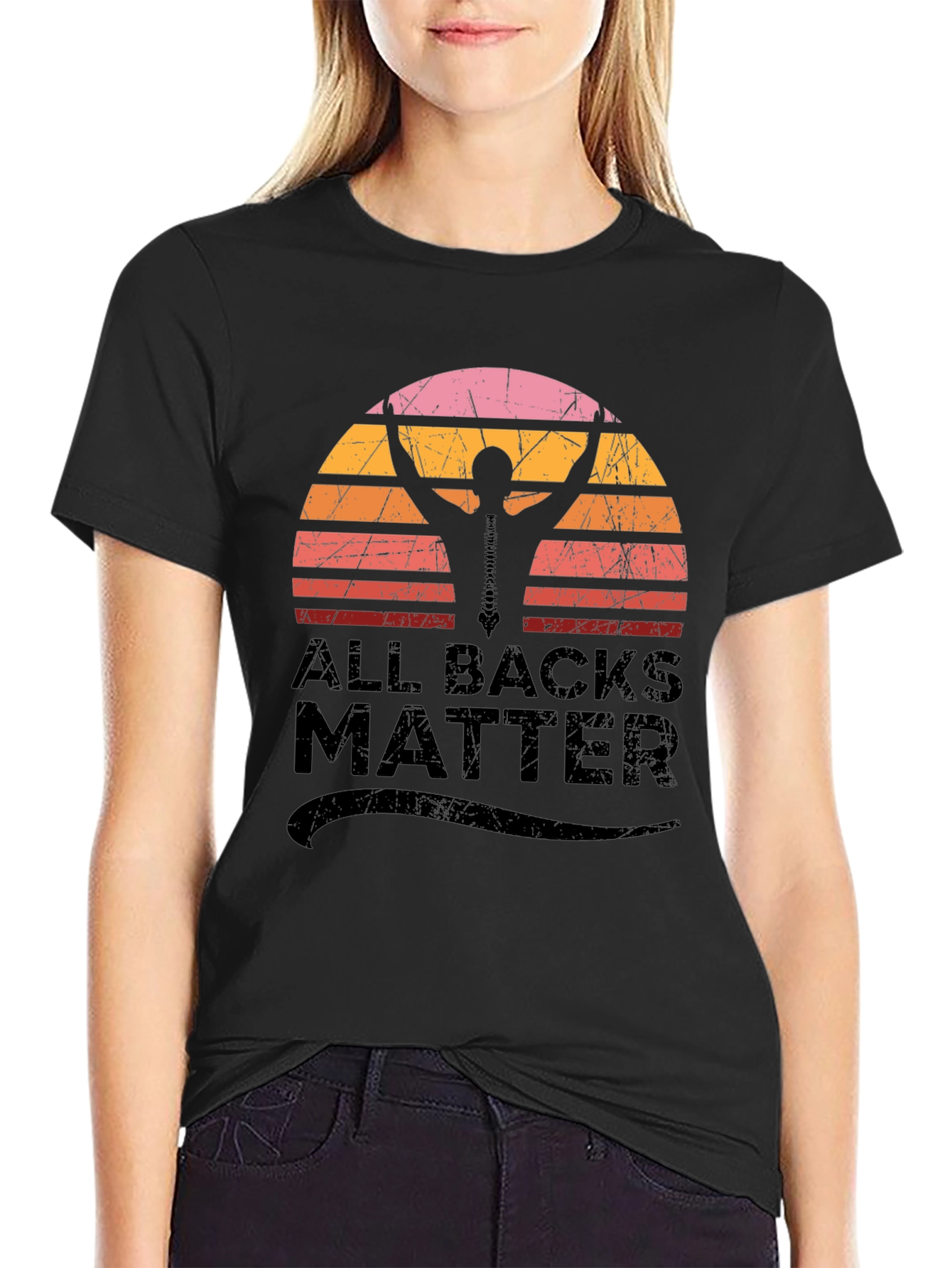 All Backs Matter Chiropractic T-Shirt
