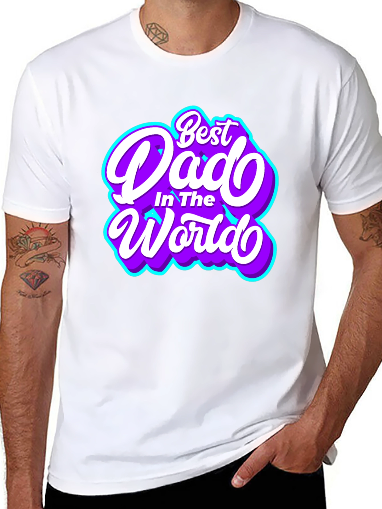Best Dado In The World Graphic T-Shirt