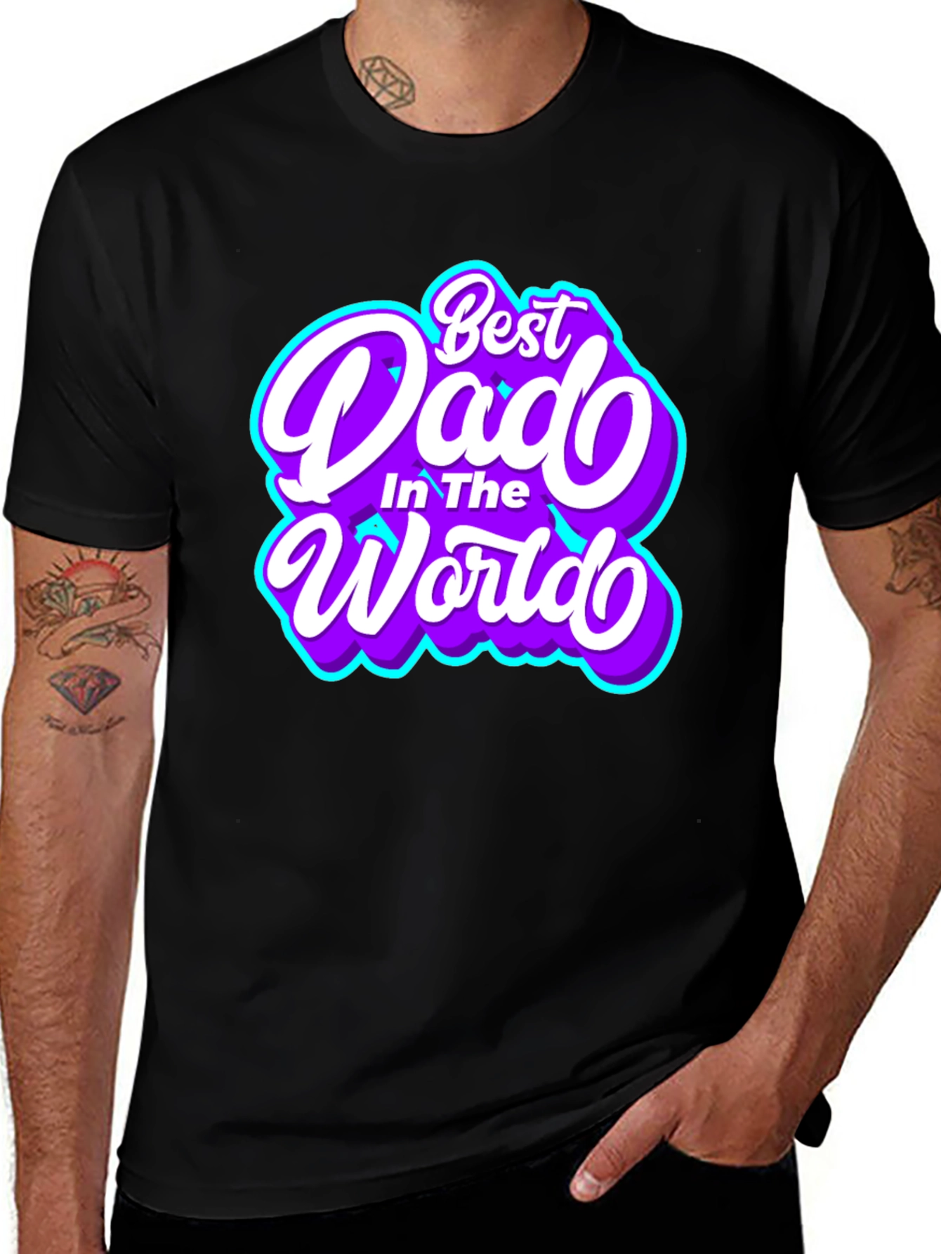 Best Dado In The World Graphic T-Shirt