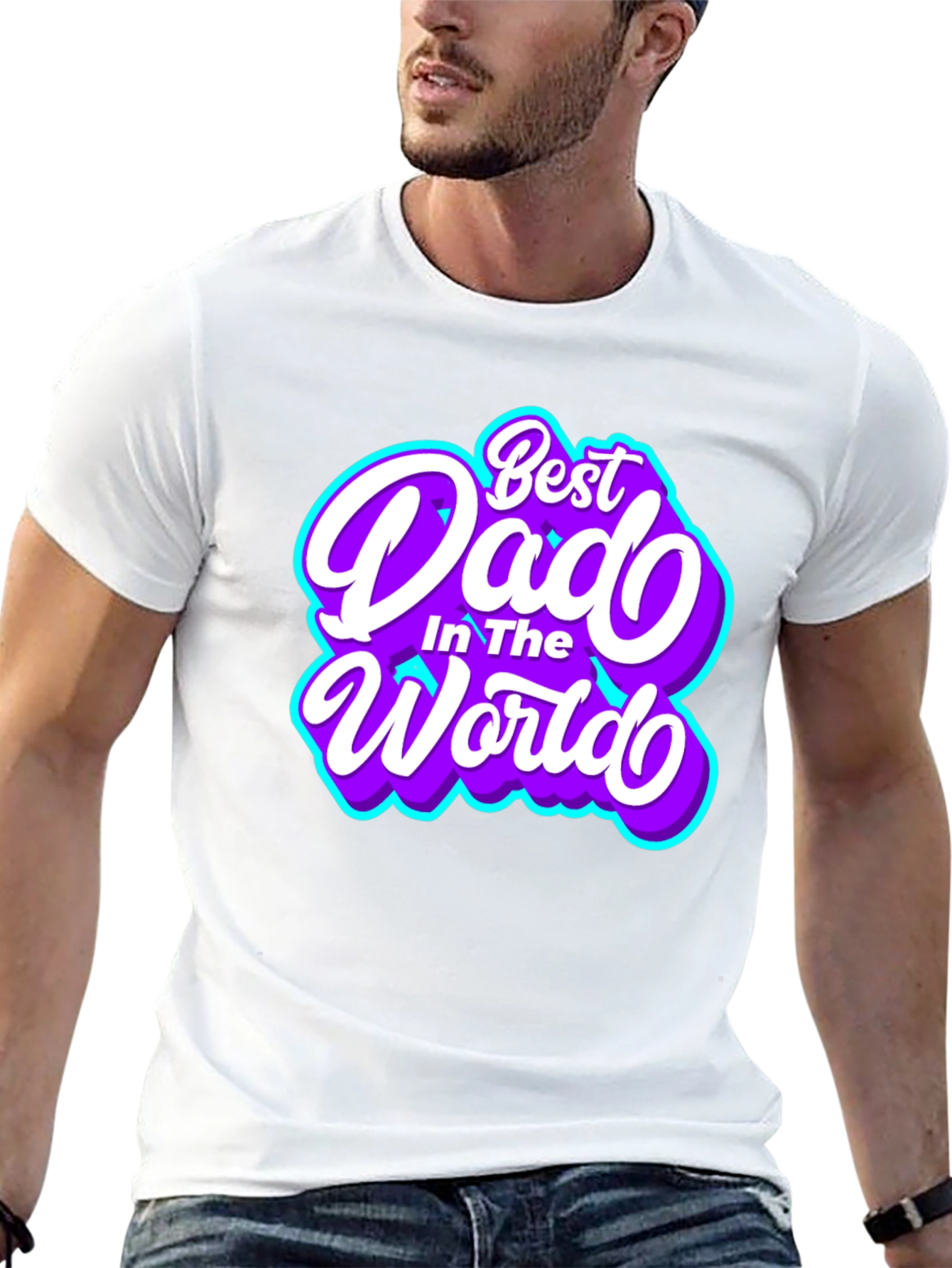 Best Dado In The World Graphic T-Shirt