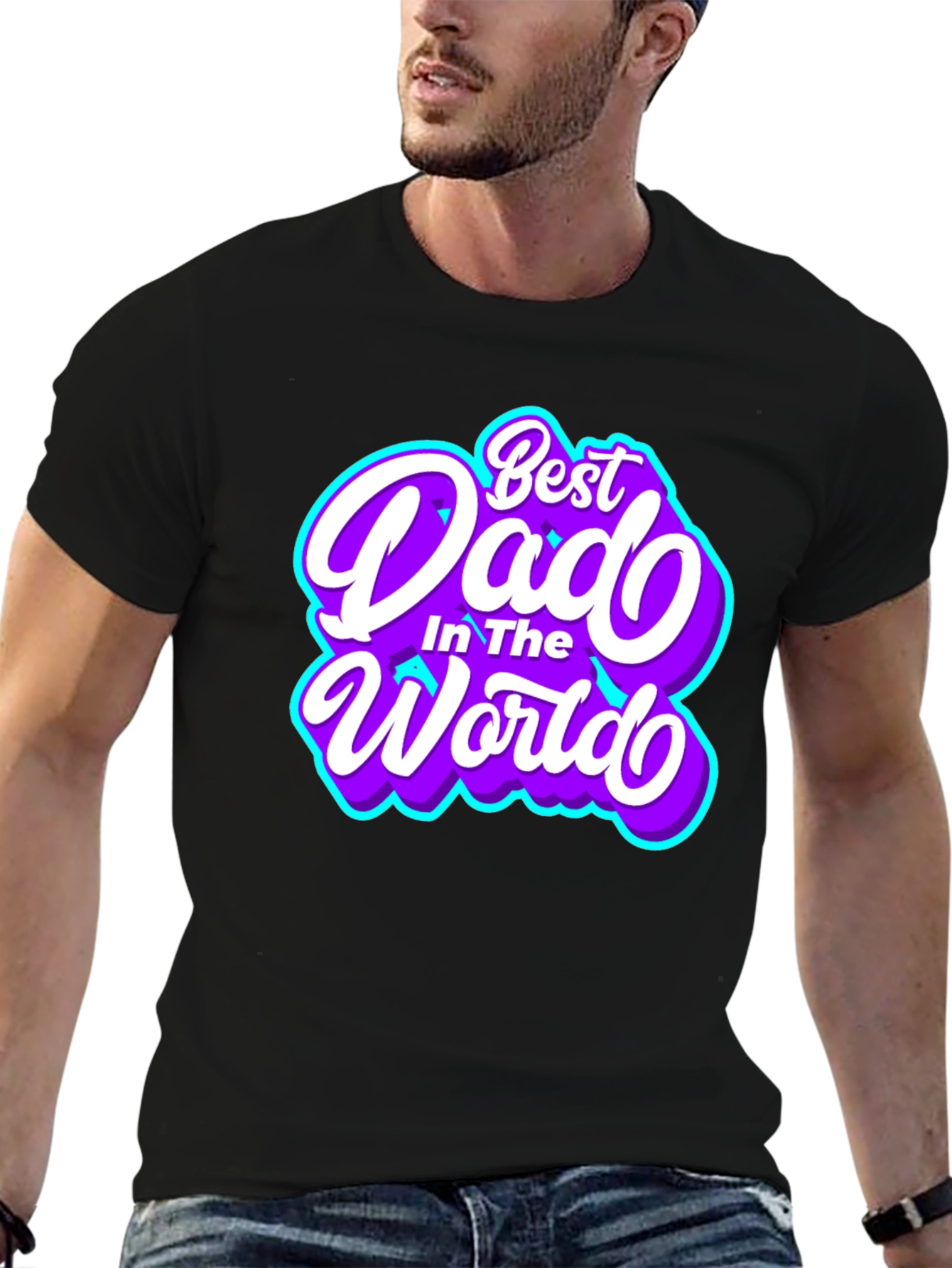 Best Dado In The World Graphic T-Shirt