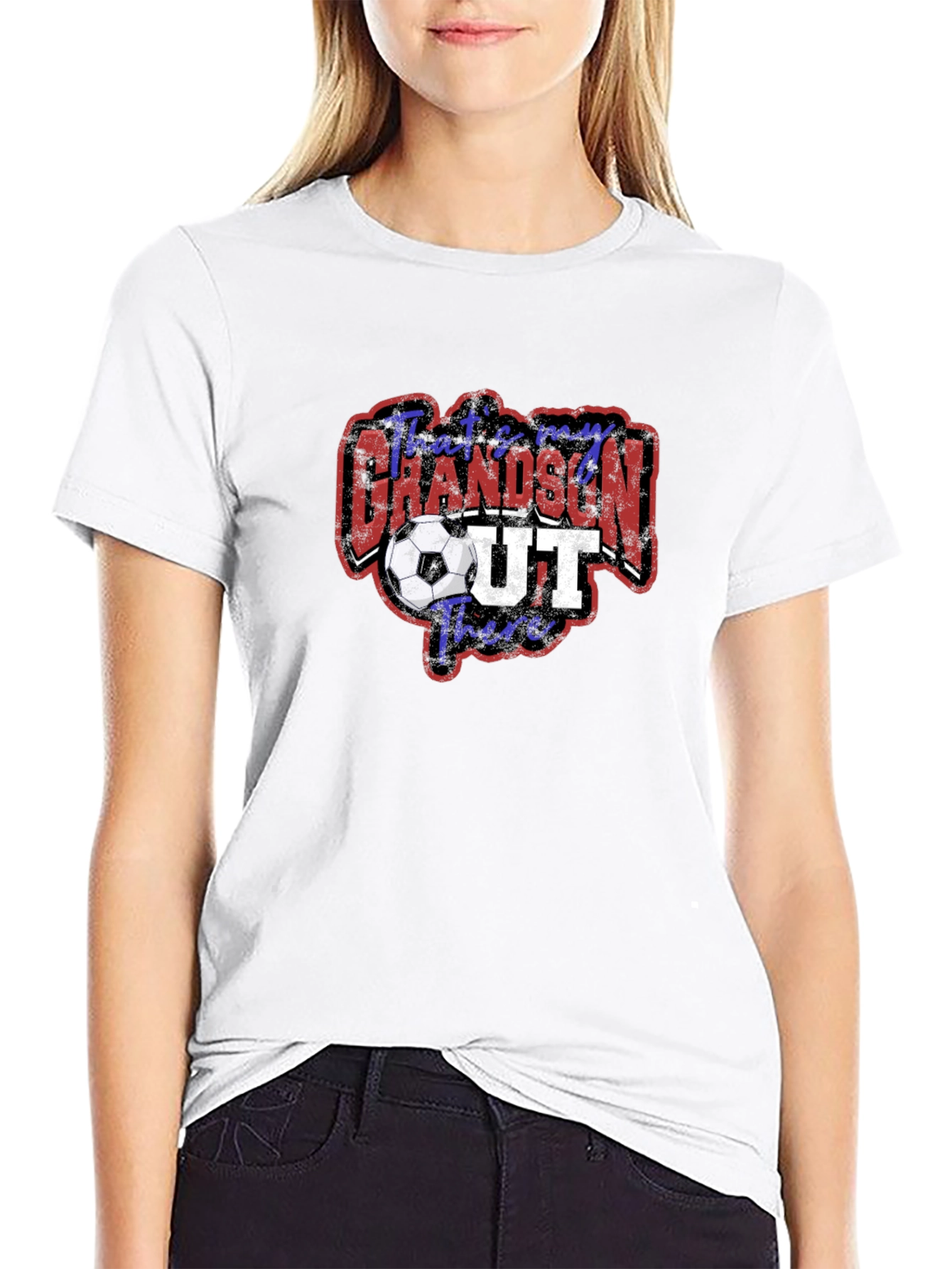 Thats My Grandson Out There Soccer T-Shirt
