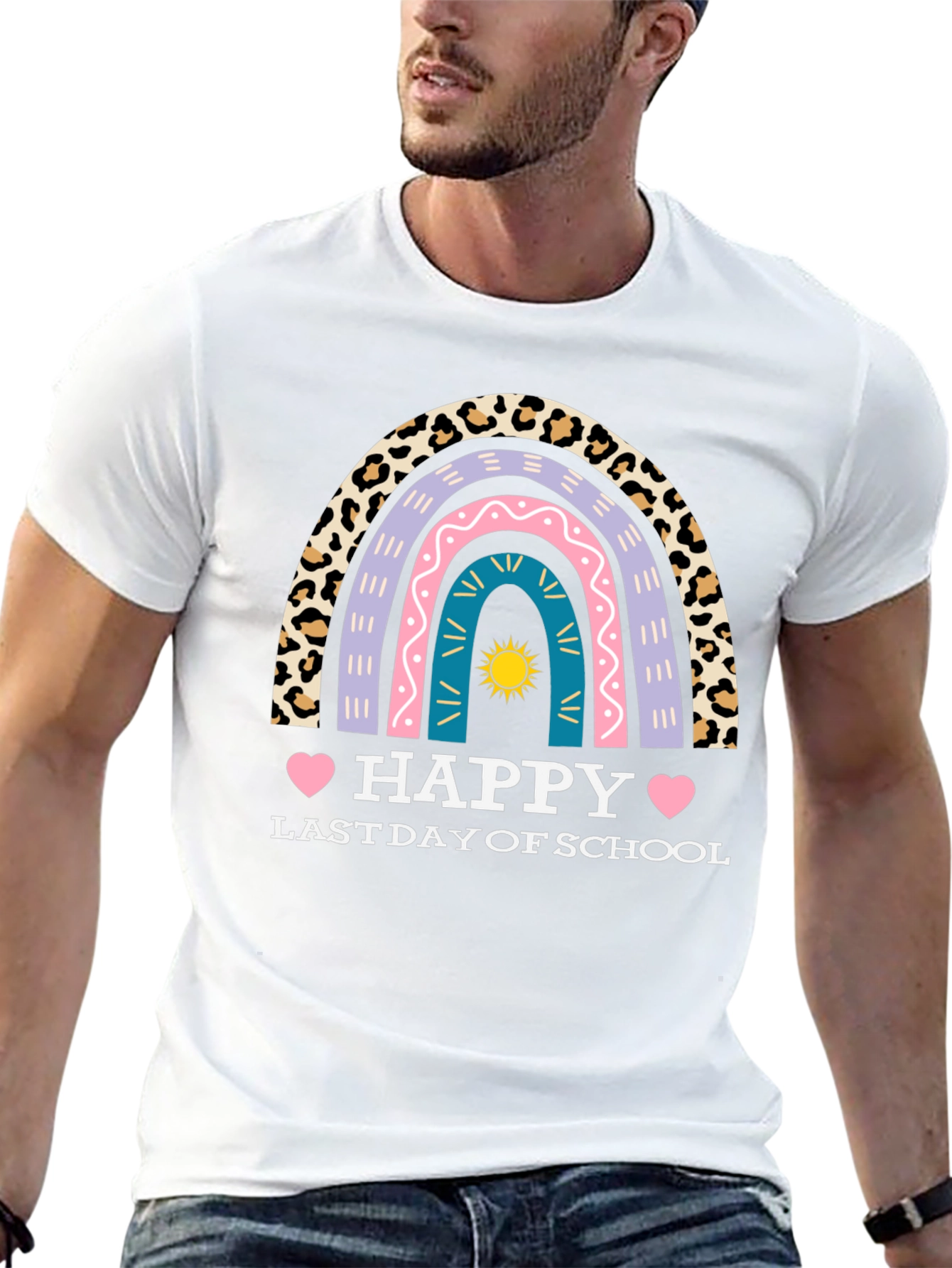 Happy Last Day of School Rainbow T-Shirt
