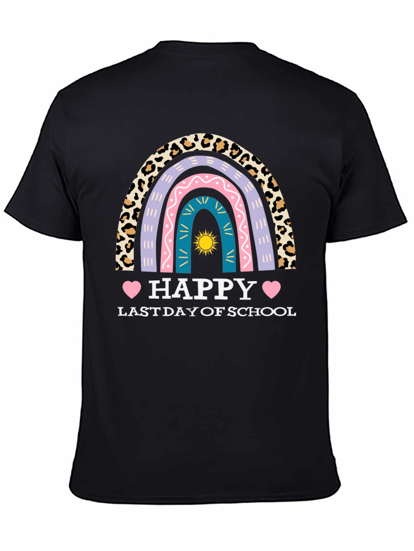 Happy Last Day of School Rainbow T-Shirt