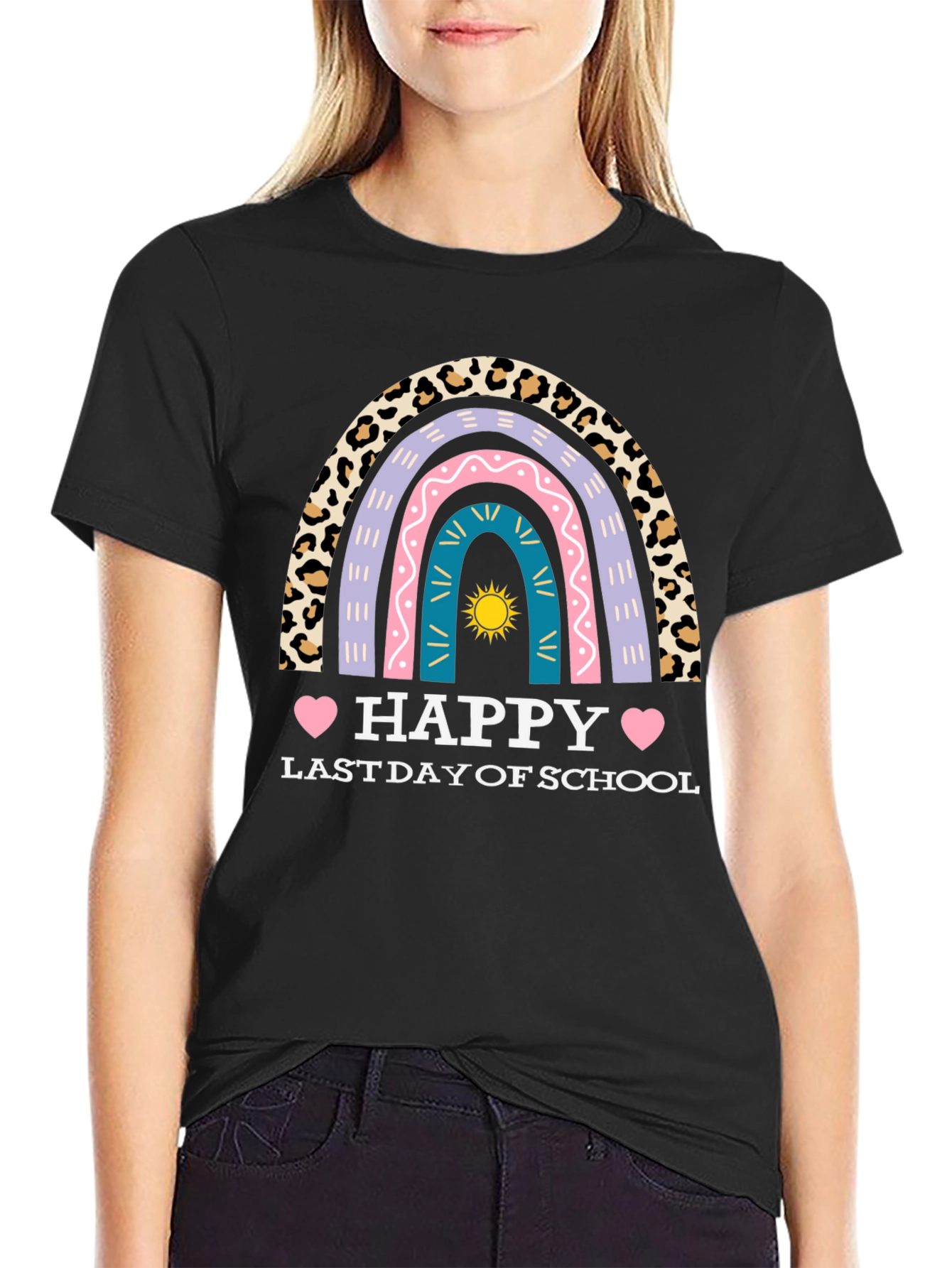 Happy Last Day of School Rainbow T-Shirt