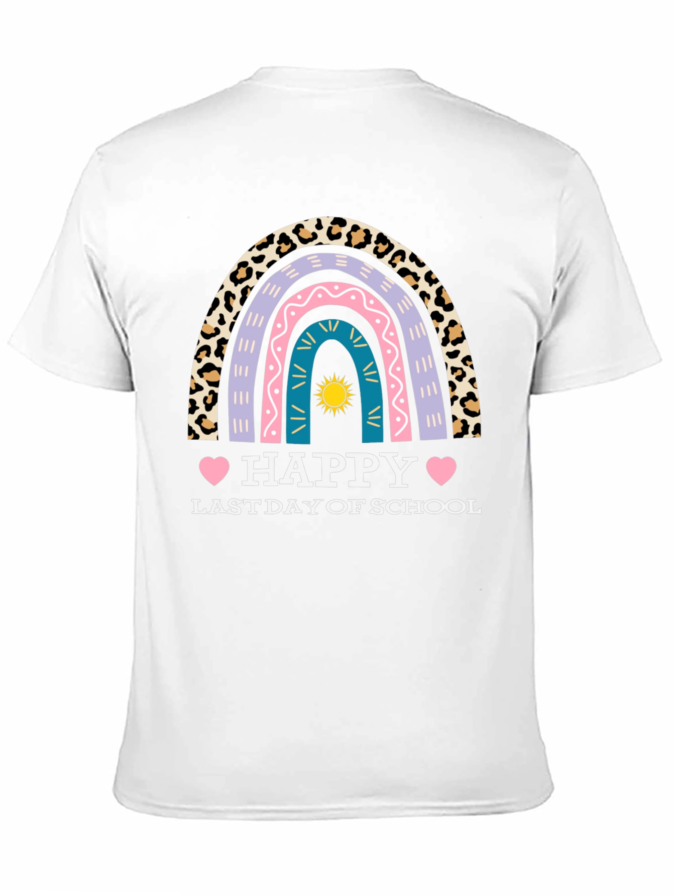 Happy Last Day of School Rainbow T-Shirt