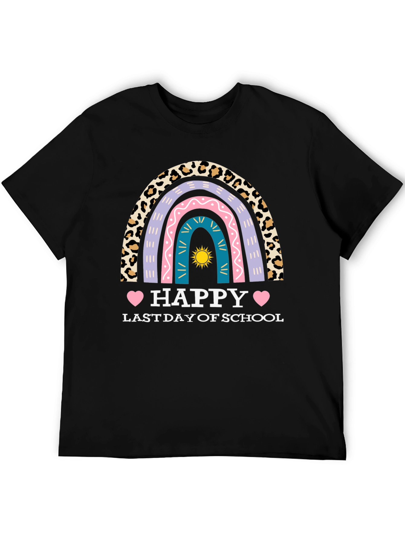 Happy Last Day of School Rainbow T-Shirt