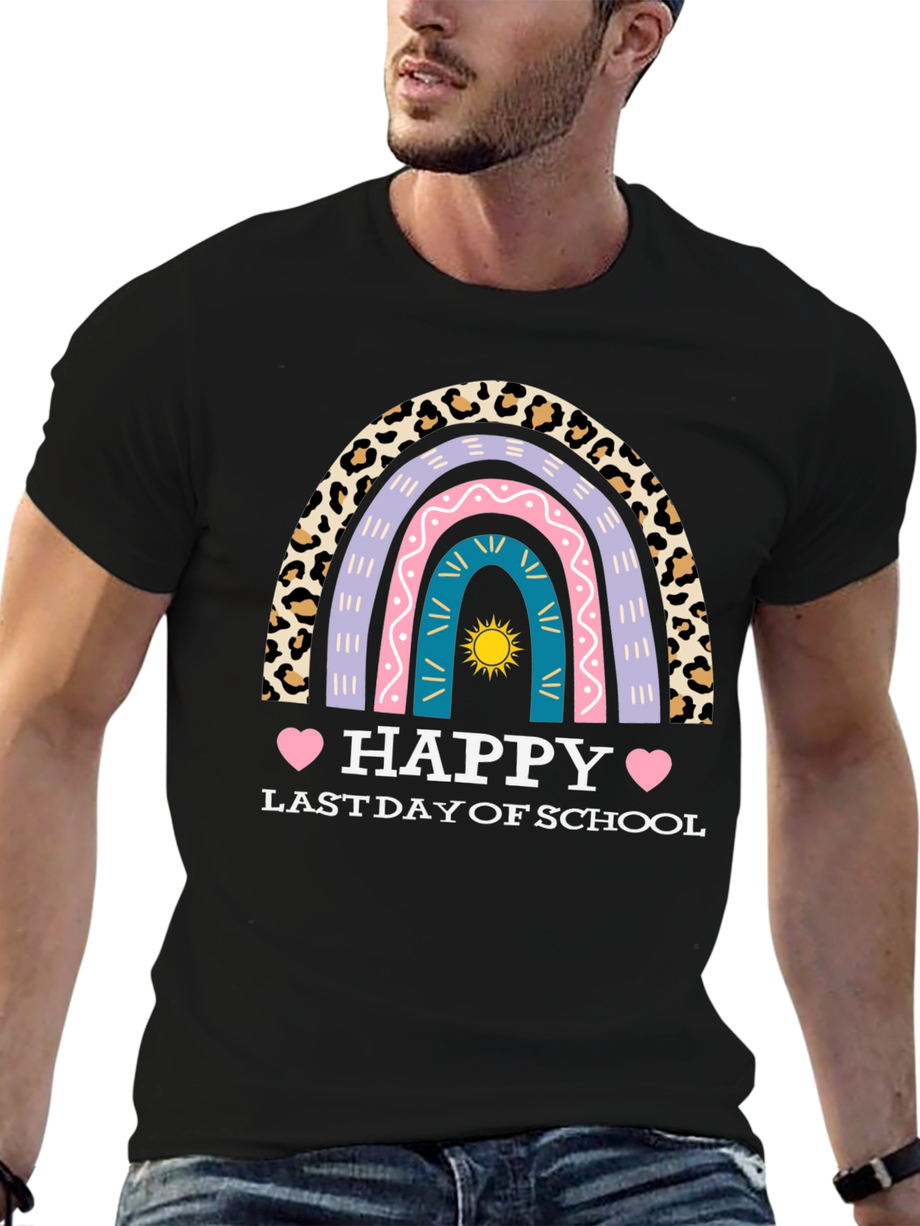 Happy Last Day of School Rainbow T-Shirt