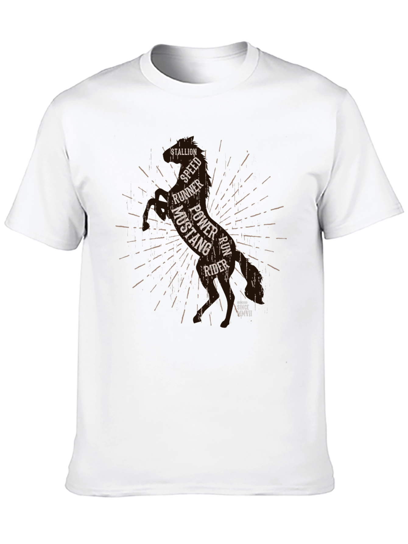 Stallion Graphic Tee - Power Speed & Style
