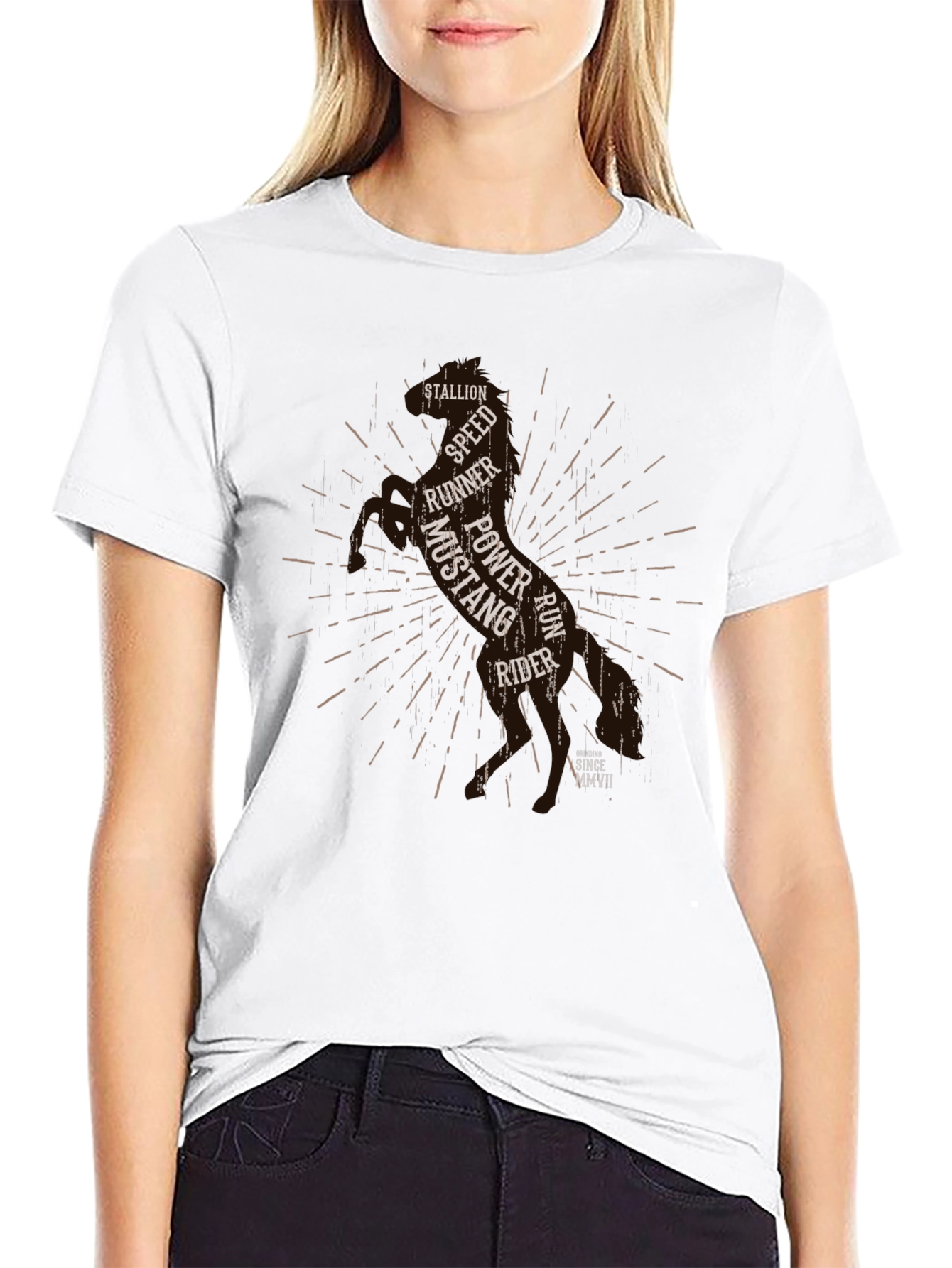 Stallion Graphic Tee - Power Speed & Style