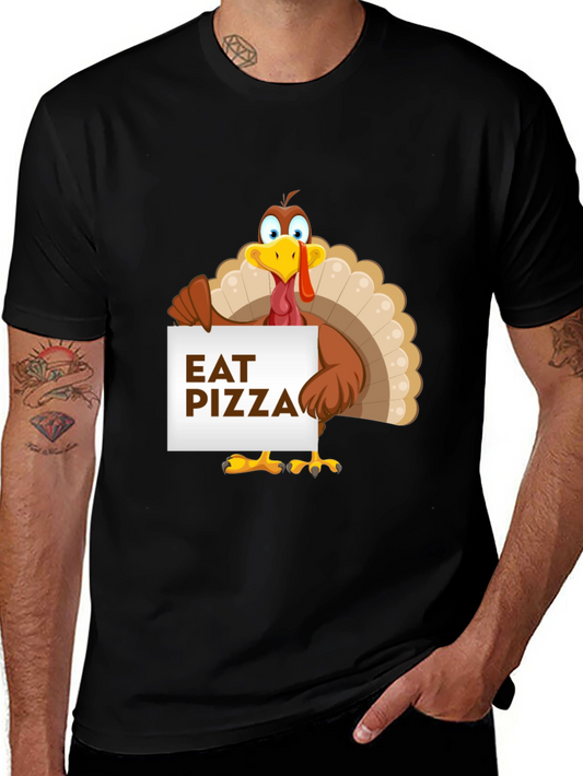 Eat Pizza Thanksgiving Turkey T-Shirt