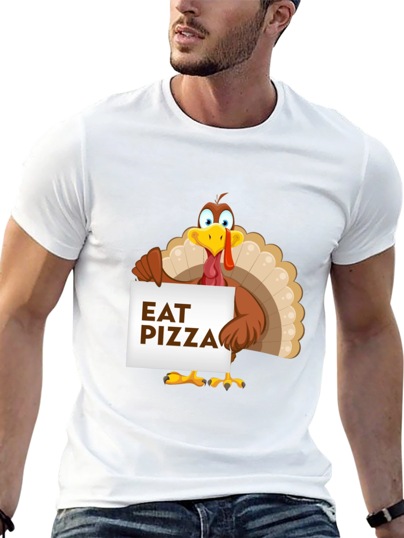 Eat Pizza Thanksgiving Turkey T-Shirt