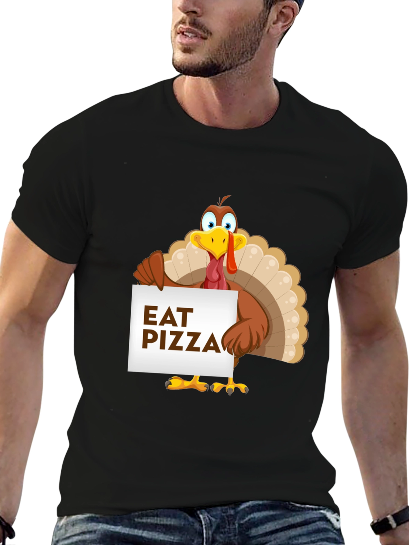 Eat Pizza Thanksgiving Turkey T-Shirt