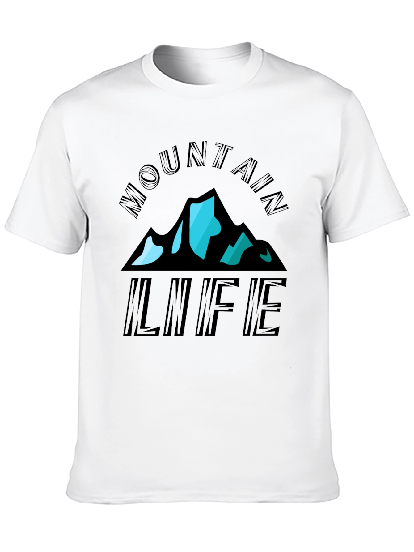 Mountain Life Graphic Tee - Black