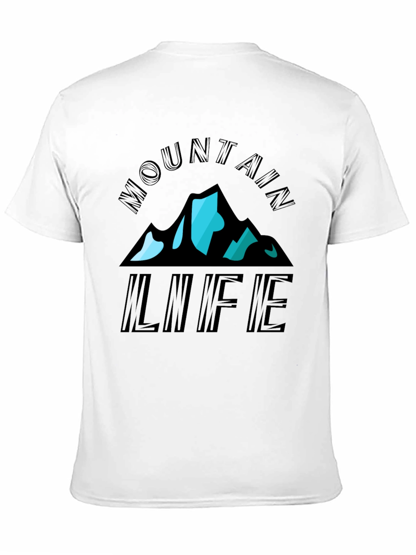 Mountain Life Graphic Tee - Black