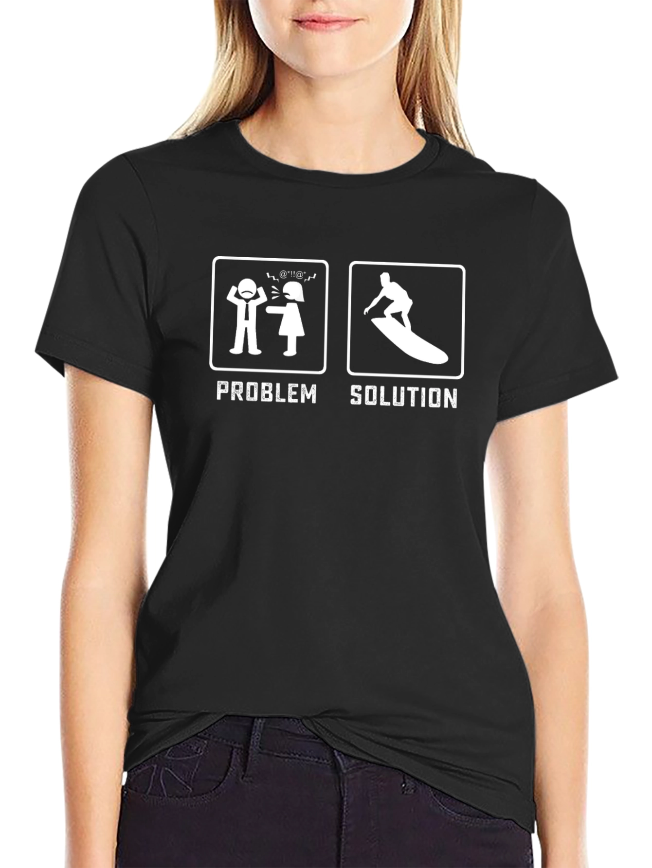 Problem Solution Surfing T-Shirt