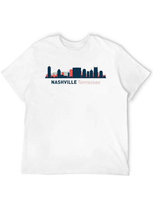 Nashville Tennessee Skyline Graphic T-Shirt