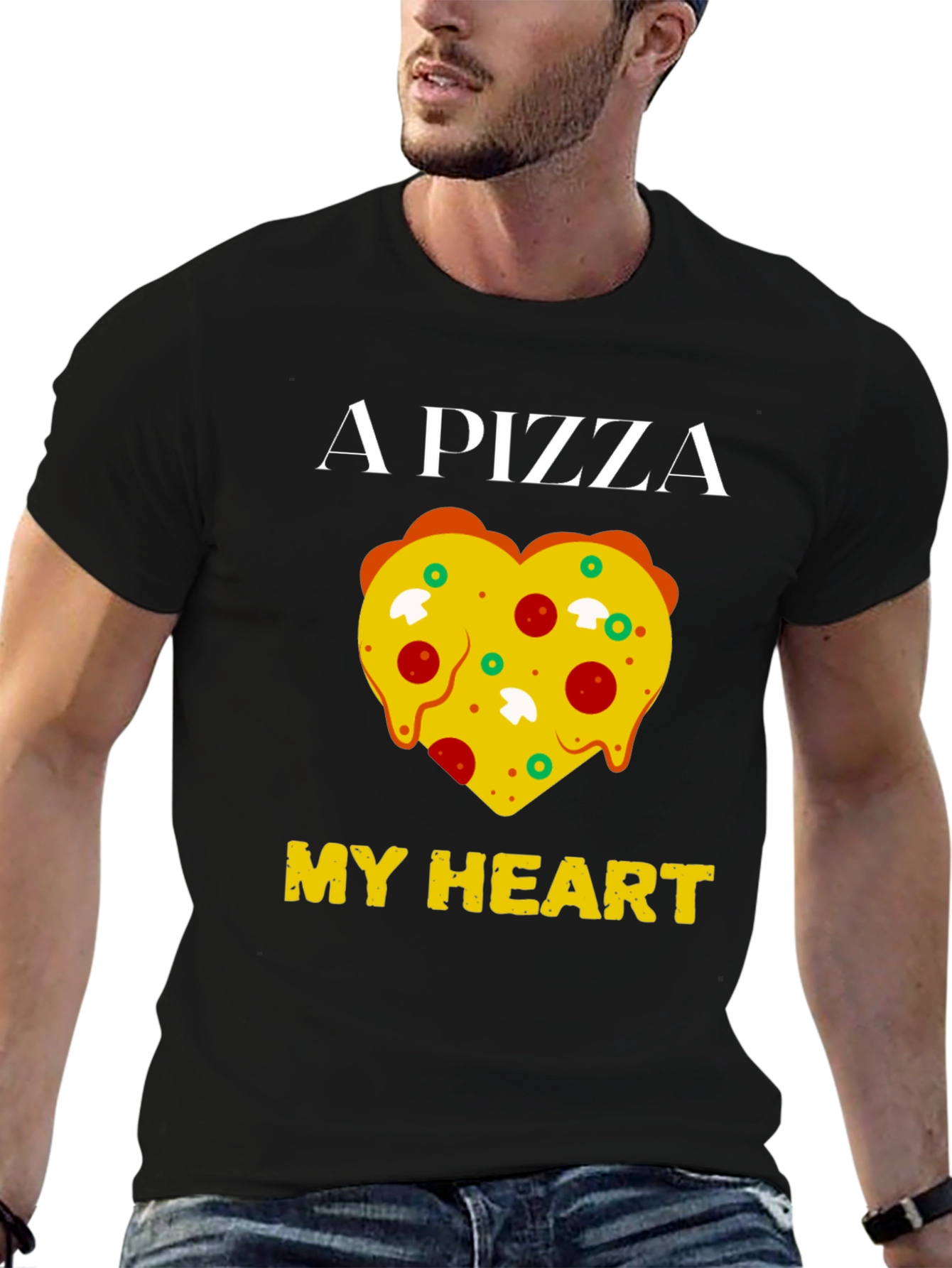Pizza My Heart Graphic T-Shirt