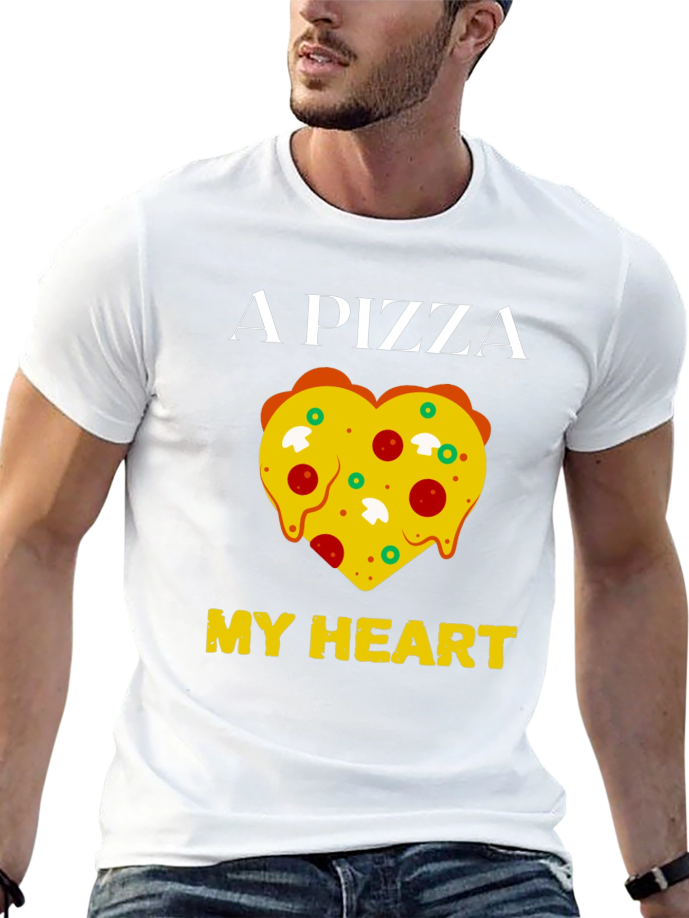 Pizza My Heart Graphic T-Shirt