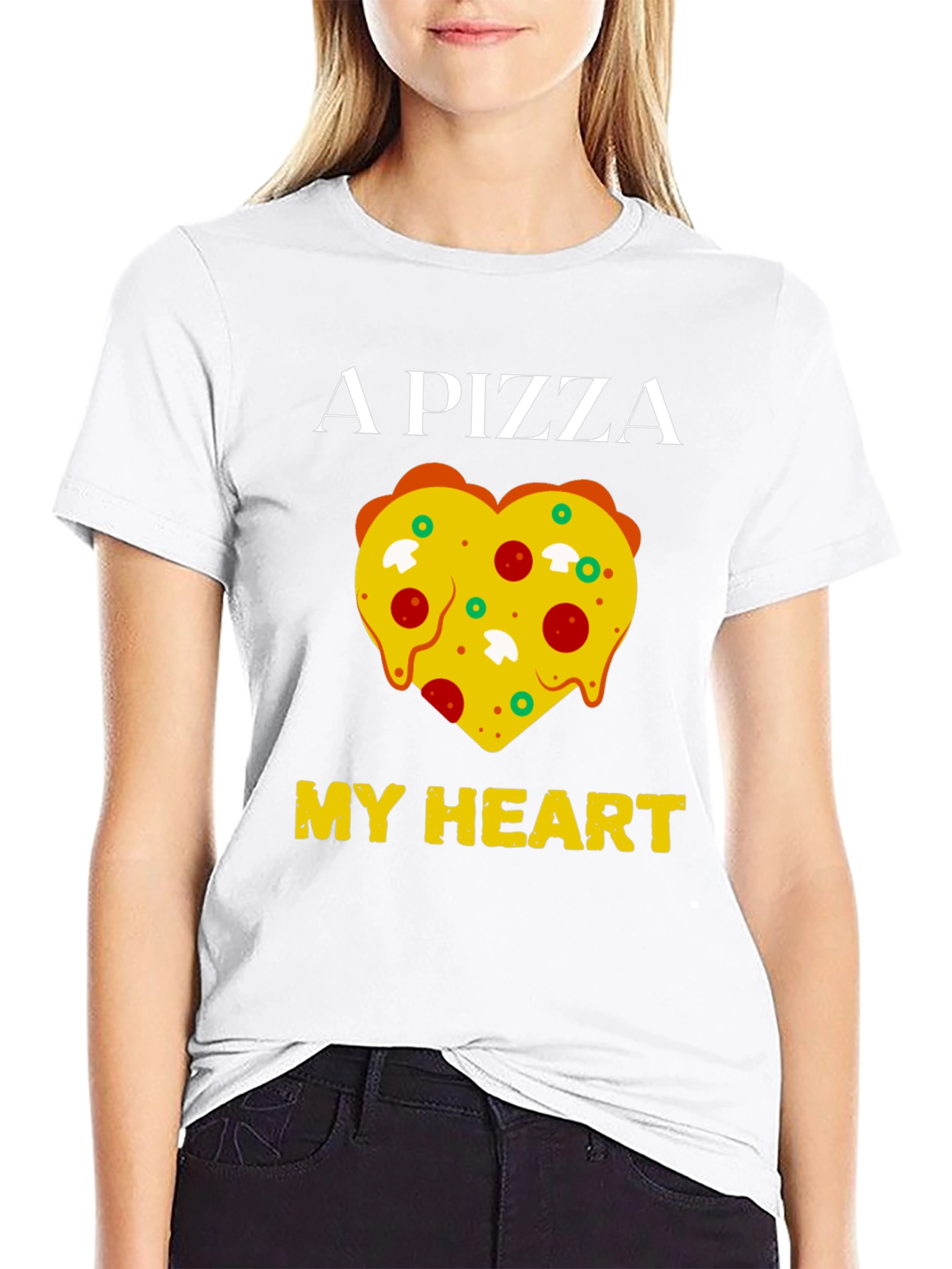Pizza My Heart Graphic T-Shirt