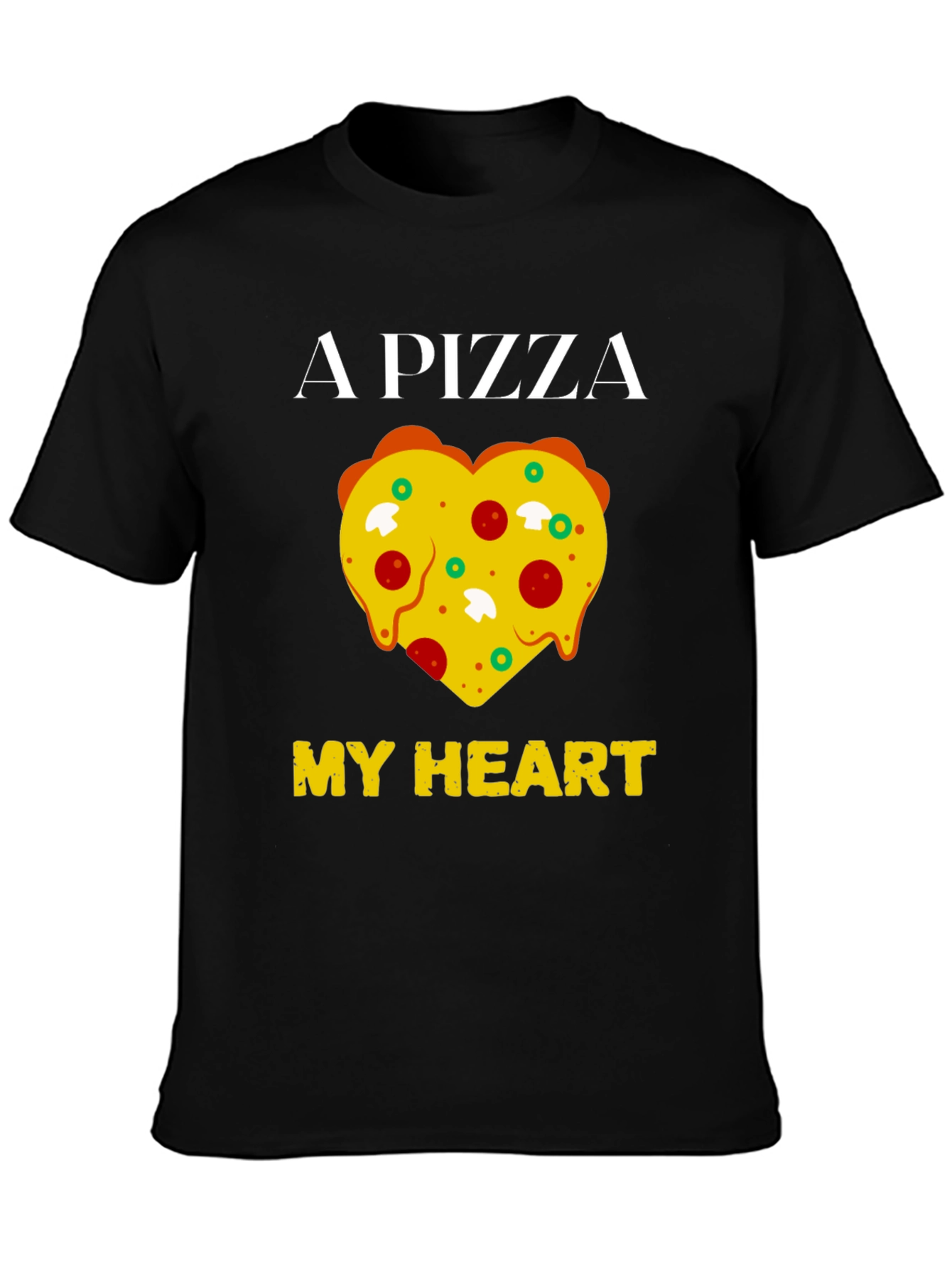Pizza My Heart Graphic T-Shirt
