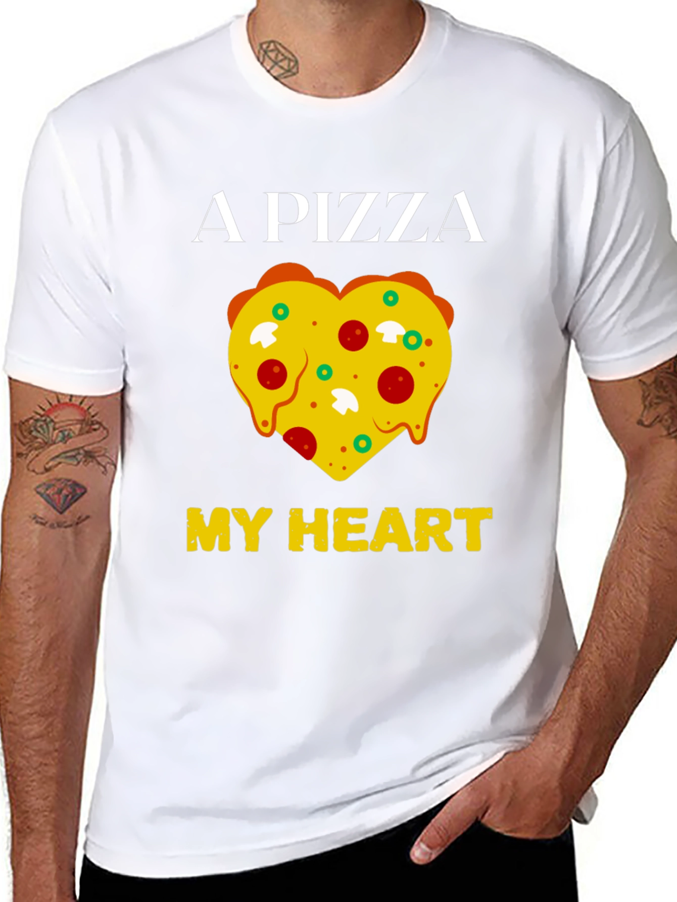 Pizza My Heart Graphic T-Shirt