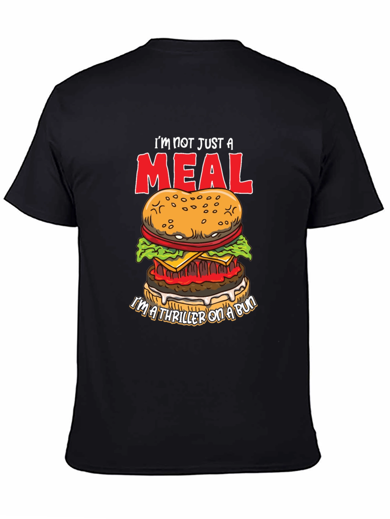 Burger Thriller Graphic T-Shirt - Funny Foodie Tee