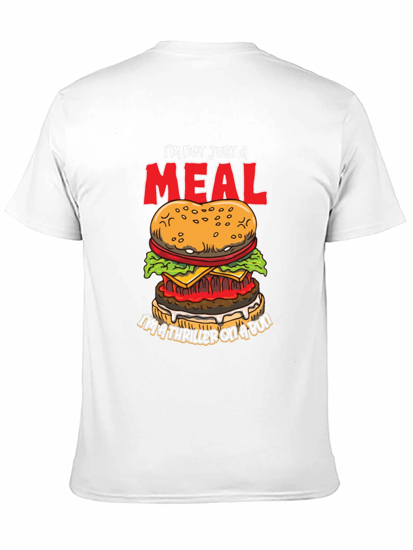 Burger Thriller Graphic T-Shirt - Funny Foodie Tee