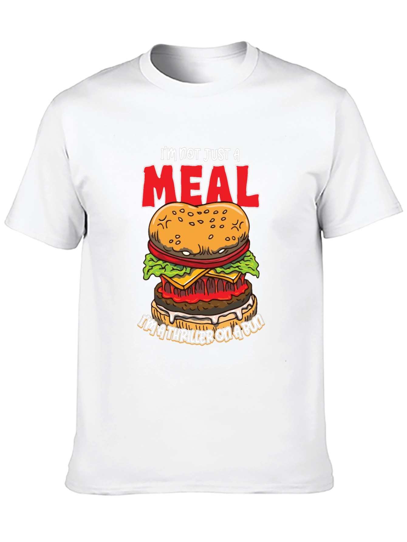 Burger Thriller Graphic T-Shirt - Funny Foodie Tee