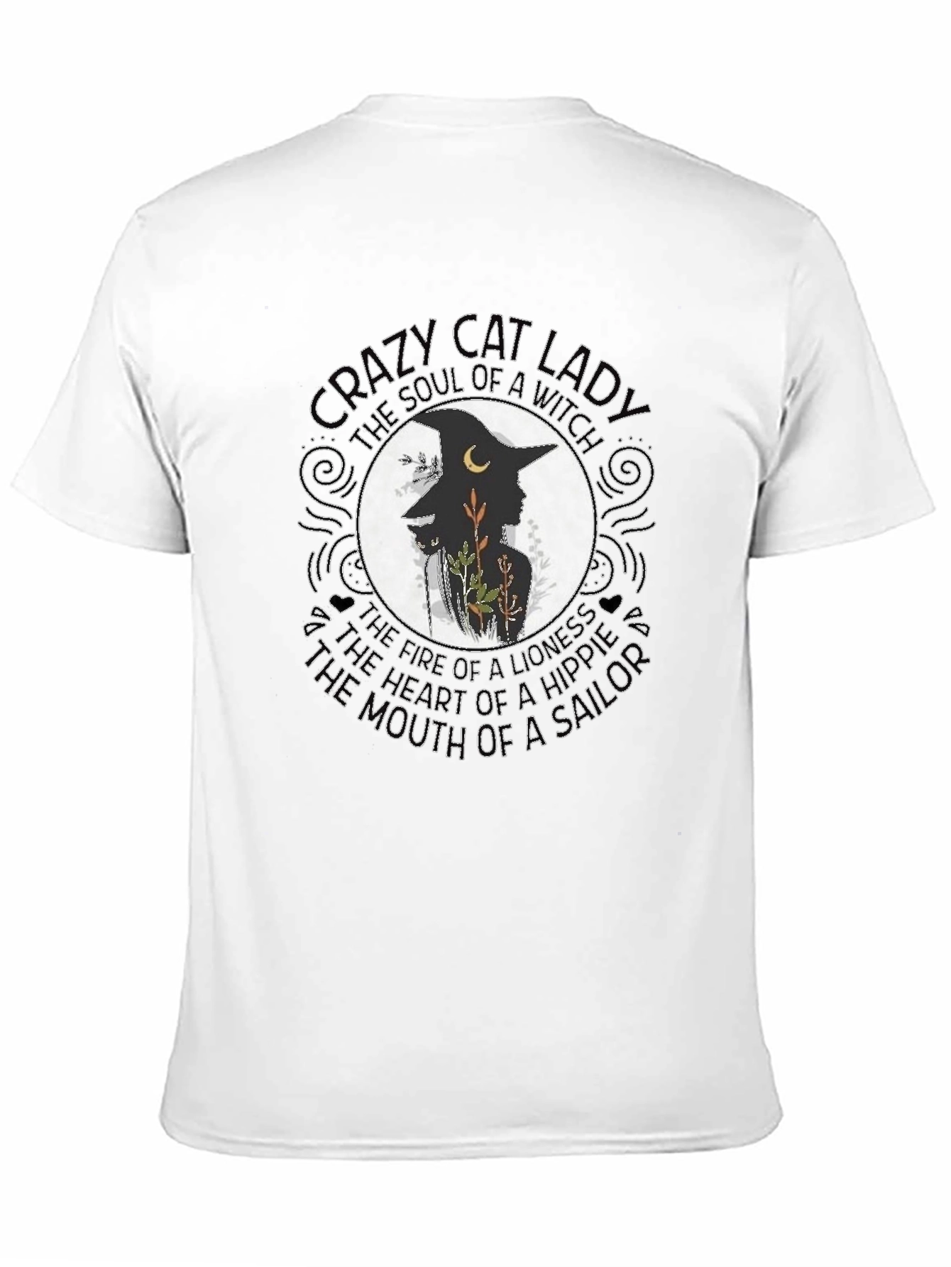 Crazy Cat Lady Witch T-Shirt