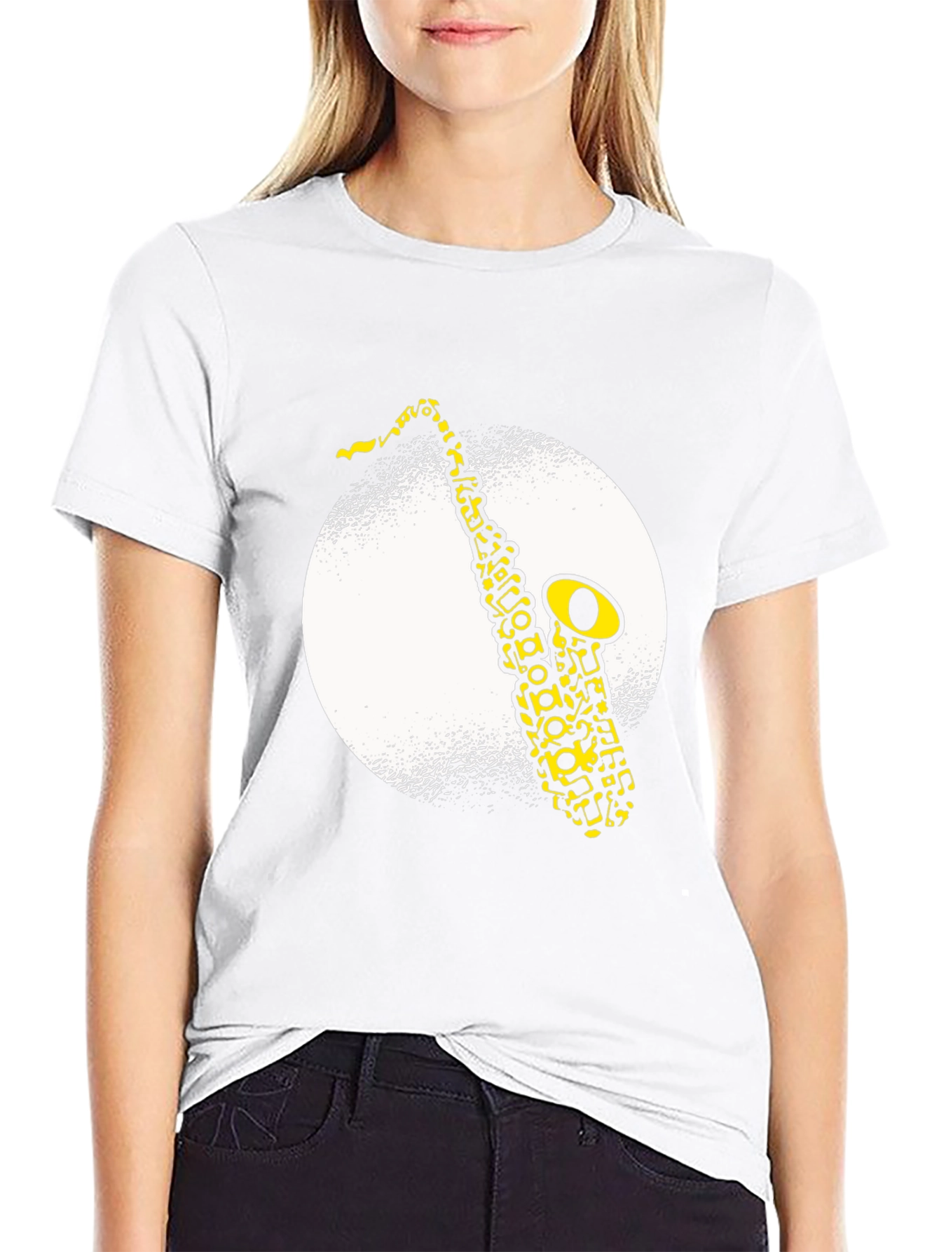 Saxophone Graphic Tee - Cool Musician T-Shirt
