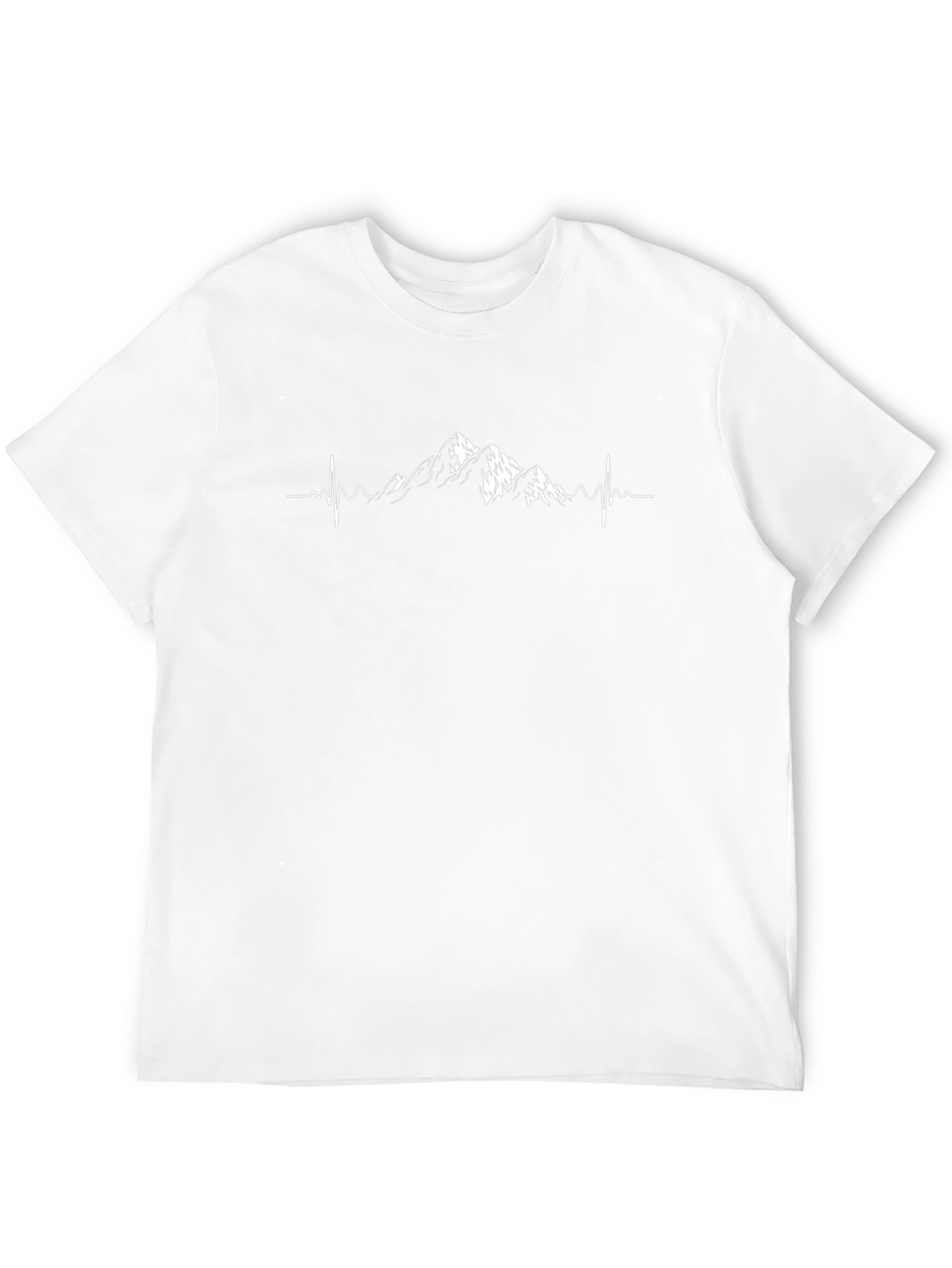 Mountain Heartbeat Graphic Tee - Black