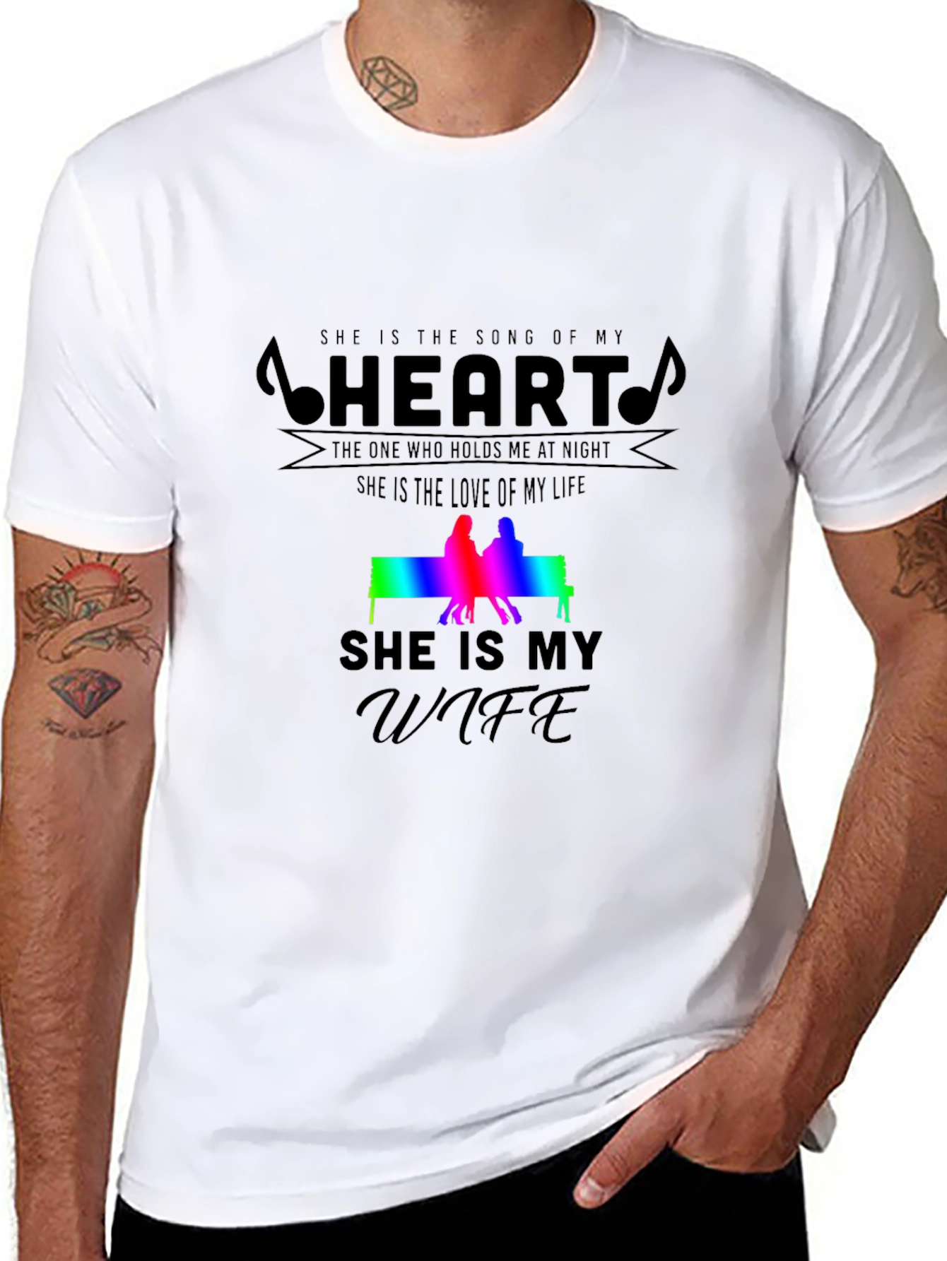 She Is My Wife T-Shirt: Song of My Heart