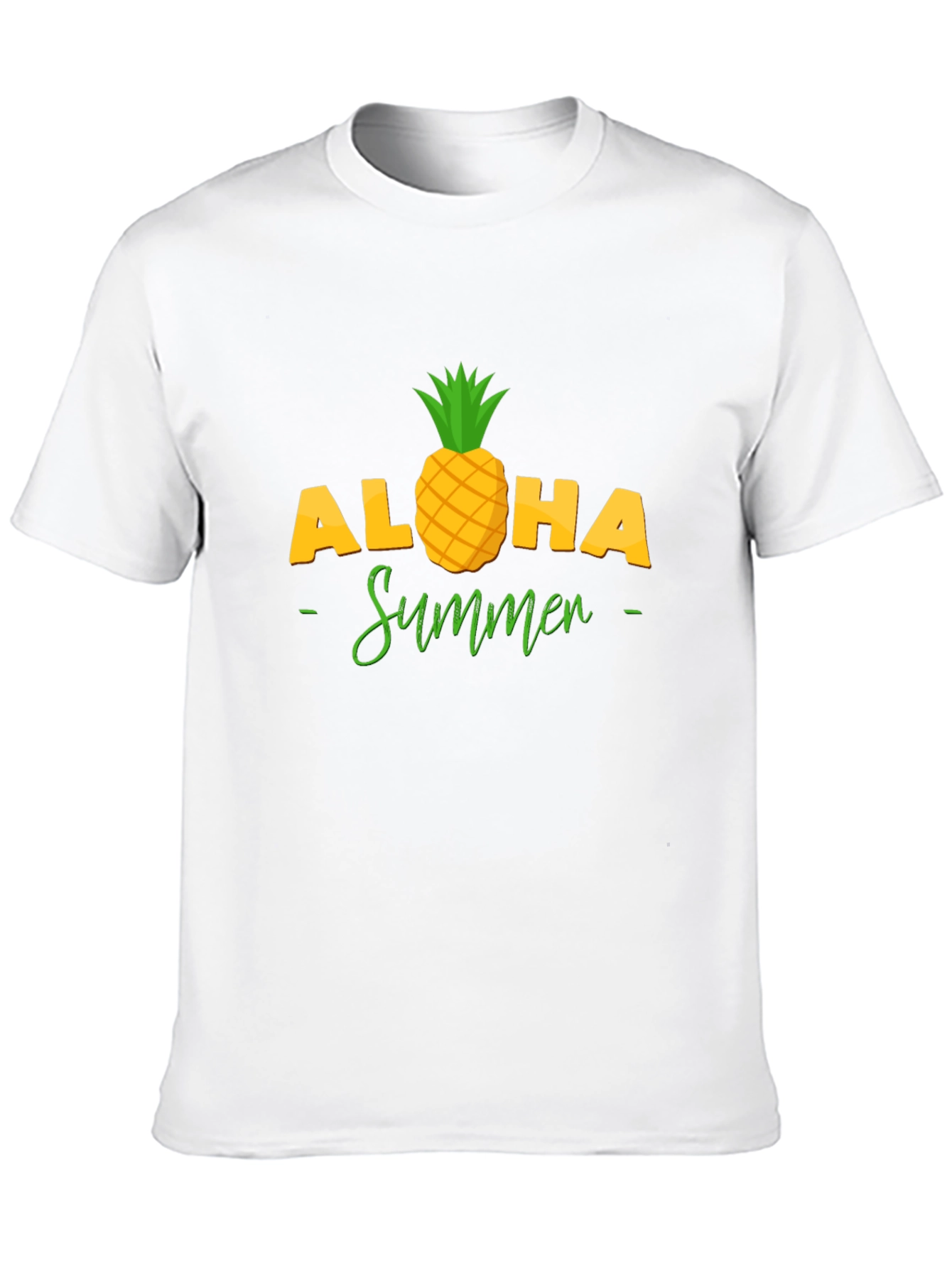 Aloha Summer Pineapple Graphic T-Shirt