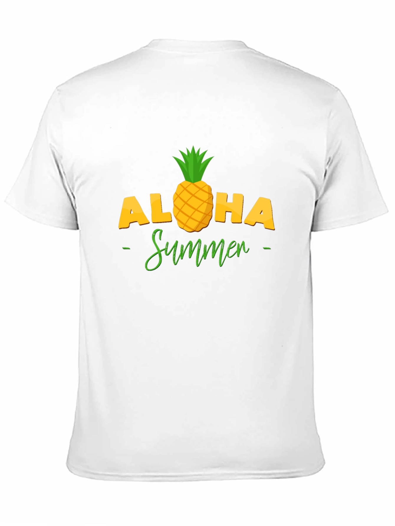 Aloha Summer Pineapple Graphic T-Shirt