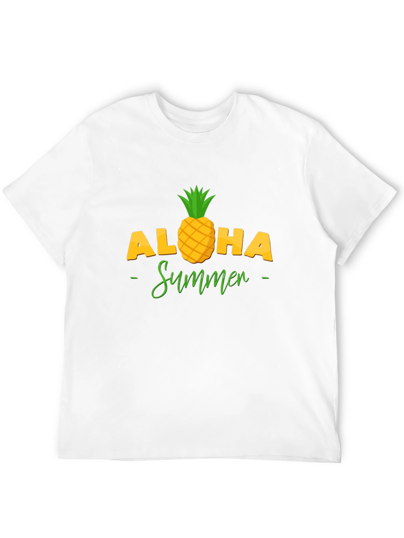 Aloha Summer Pineapple Graphic T-Shirt