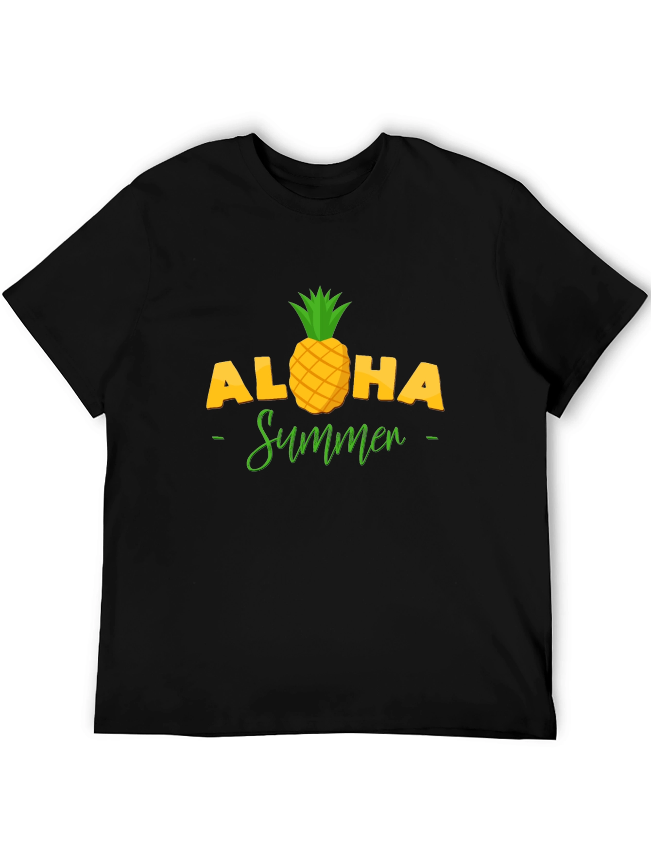 Aloha Summer Pineapple Graphic T-Shirt