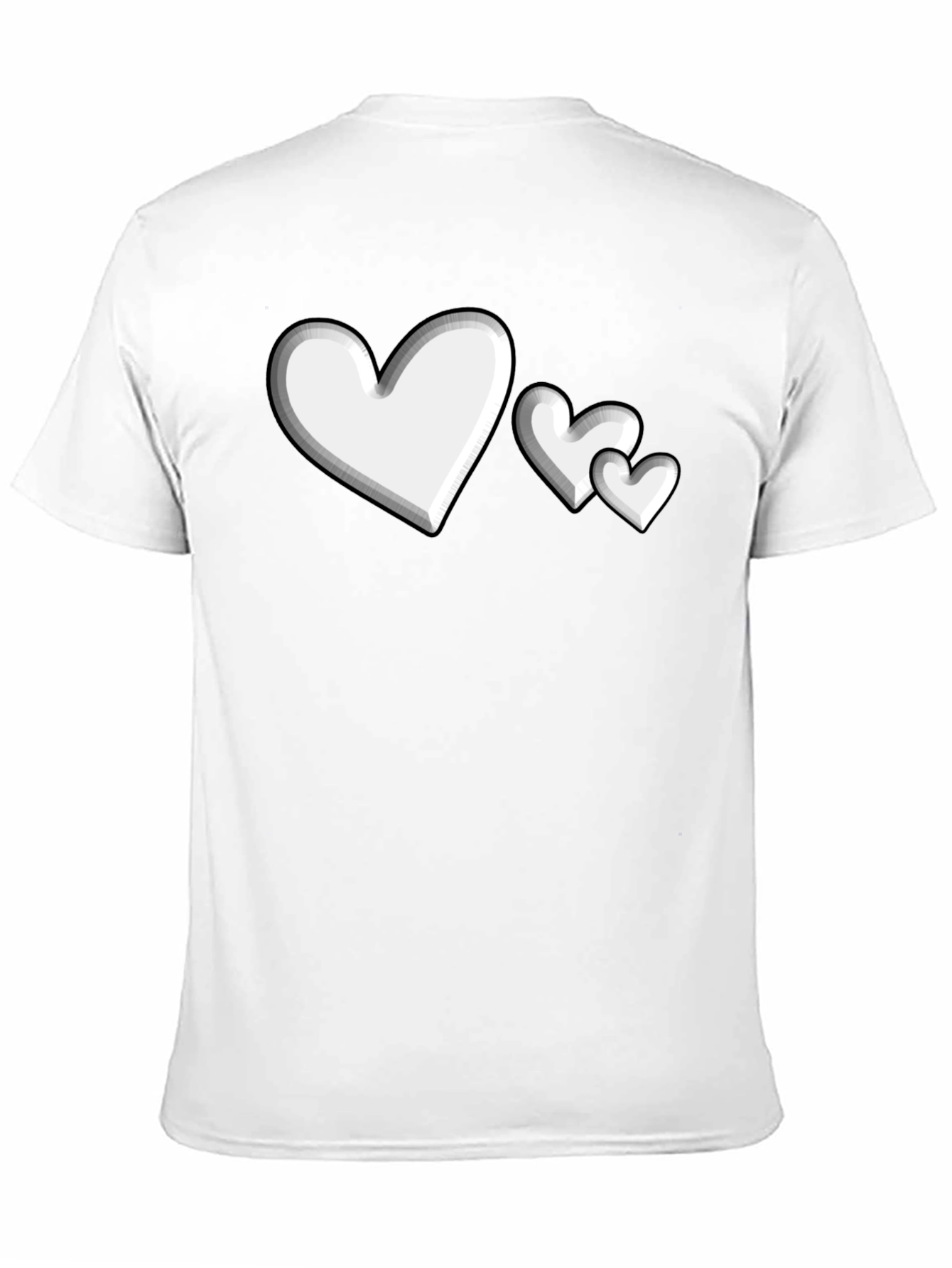 Heart Print Graphic Tee