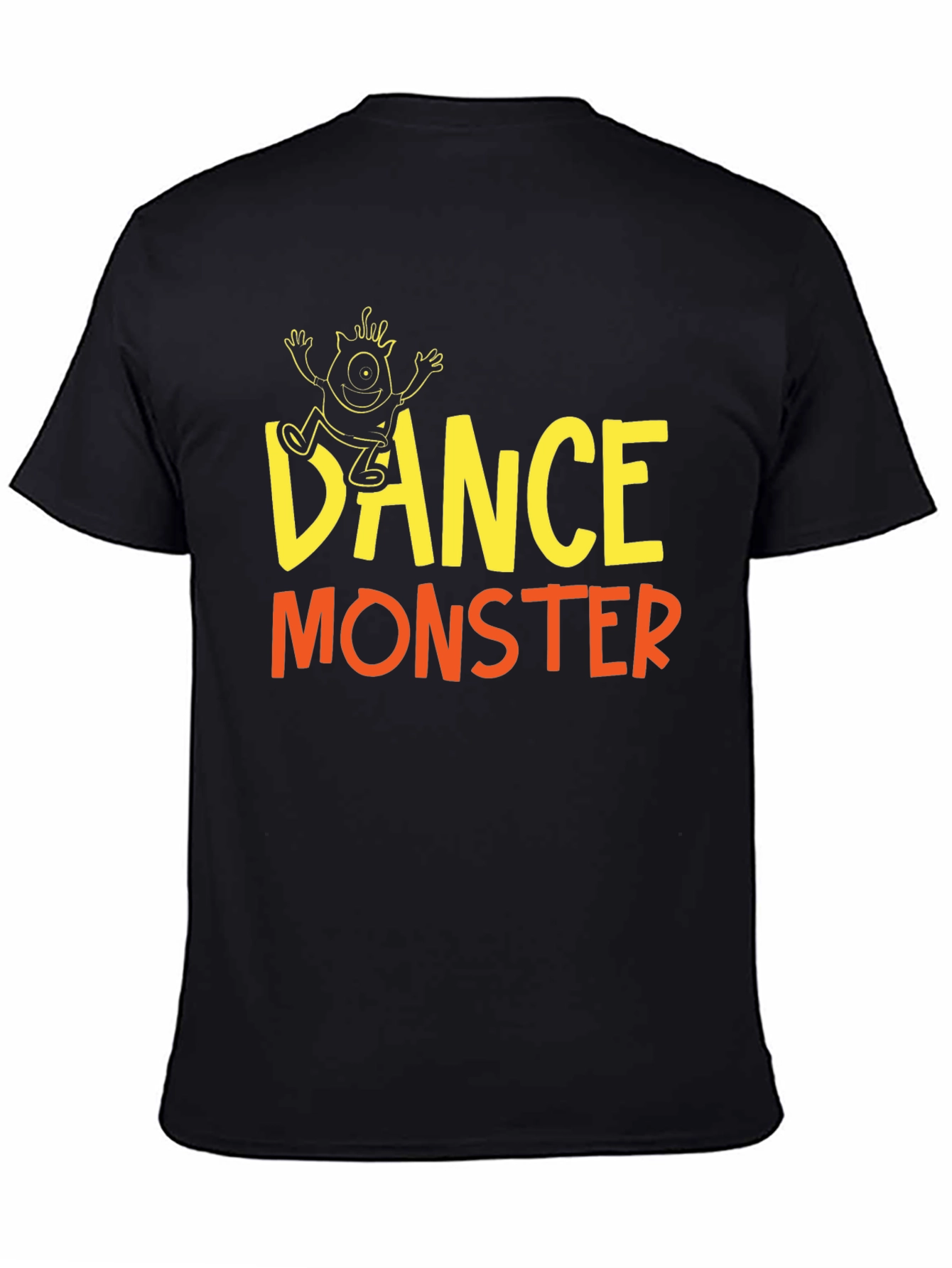 Dance Monster Graphic T-Shirt - Black Cotton Tee