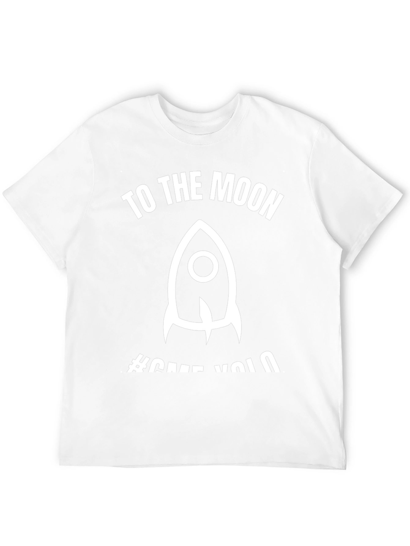 To The Moon Rocket Graphic T-Shirt