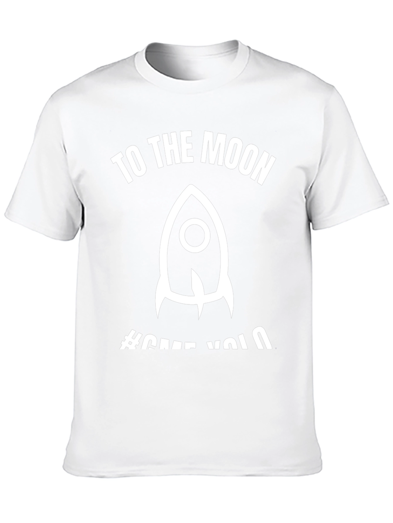 To The Moon Rocket Graphic T-Shirt