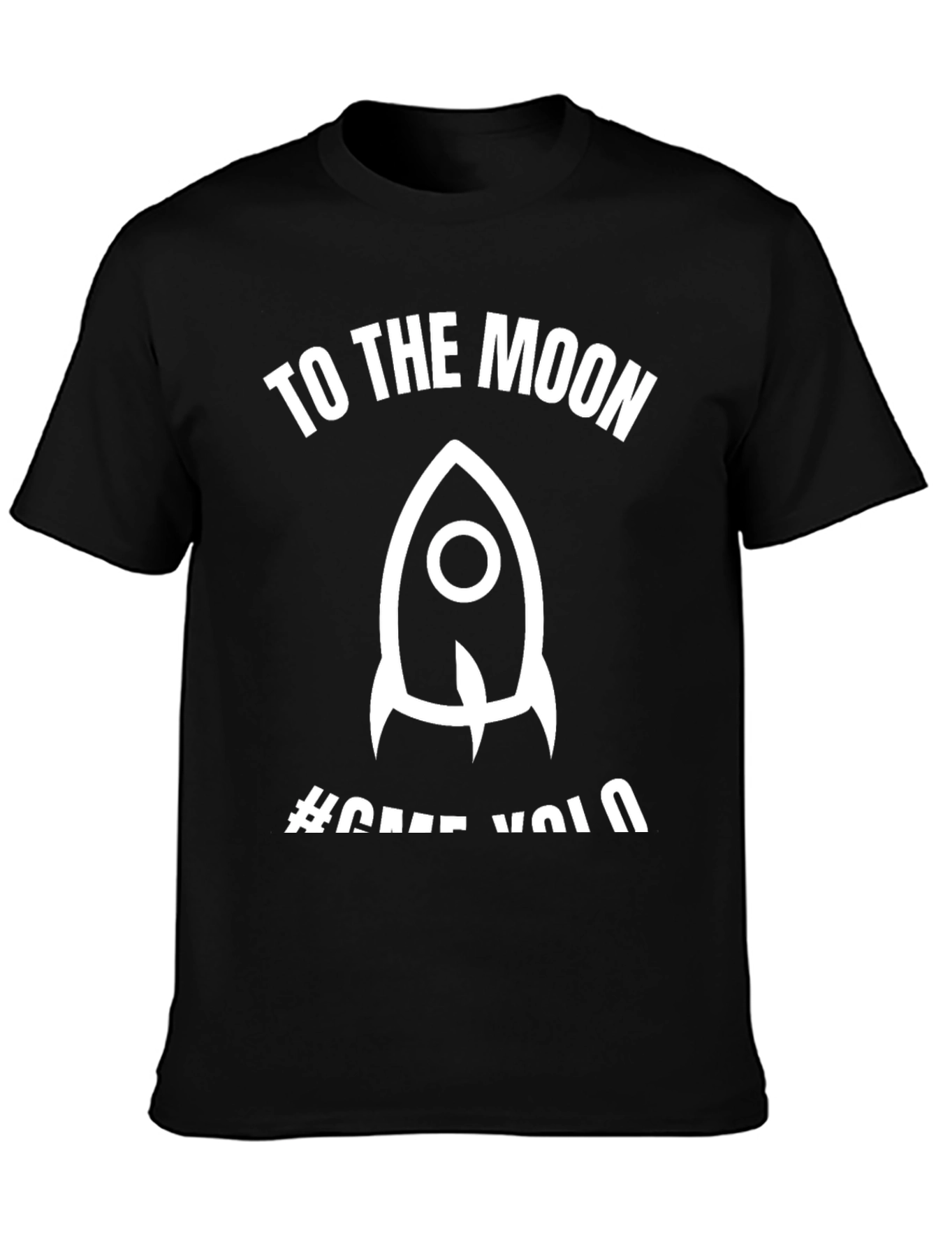 To The Moon Rocket Graphic T-Shirt