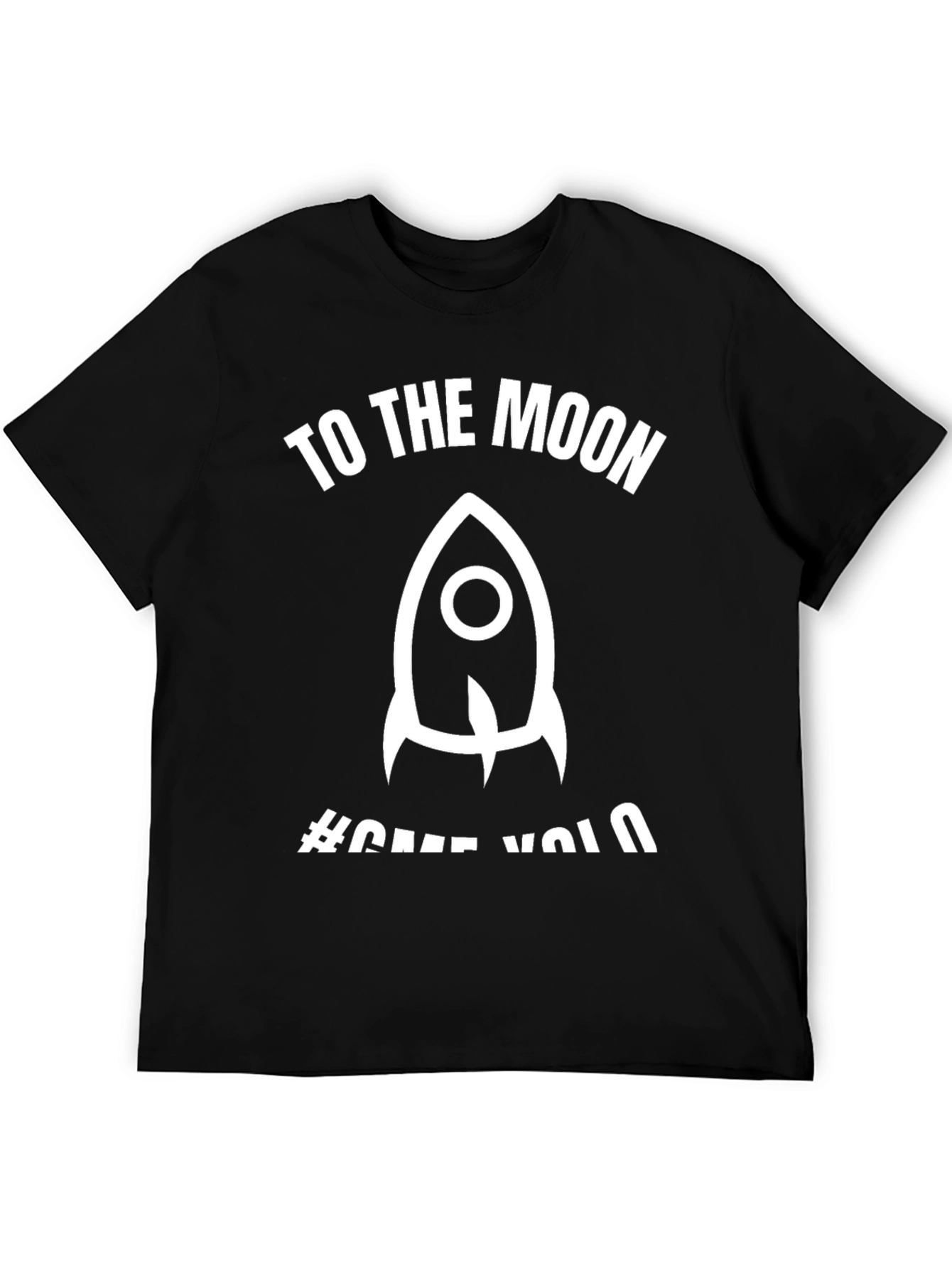 To The Moon Rocket Graphic T-Shirt