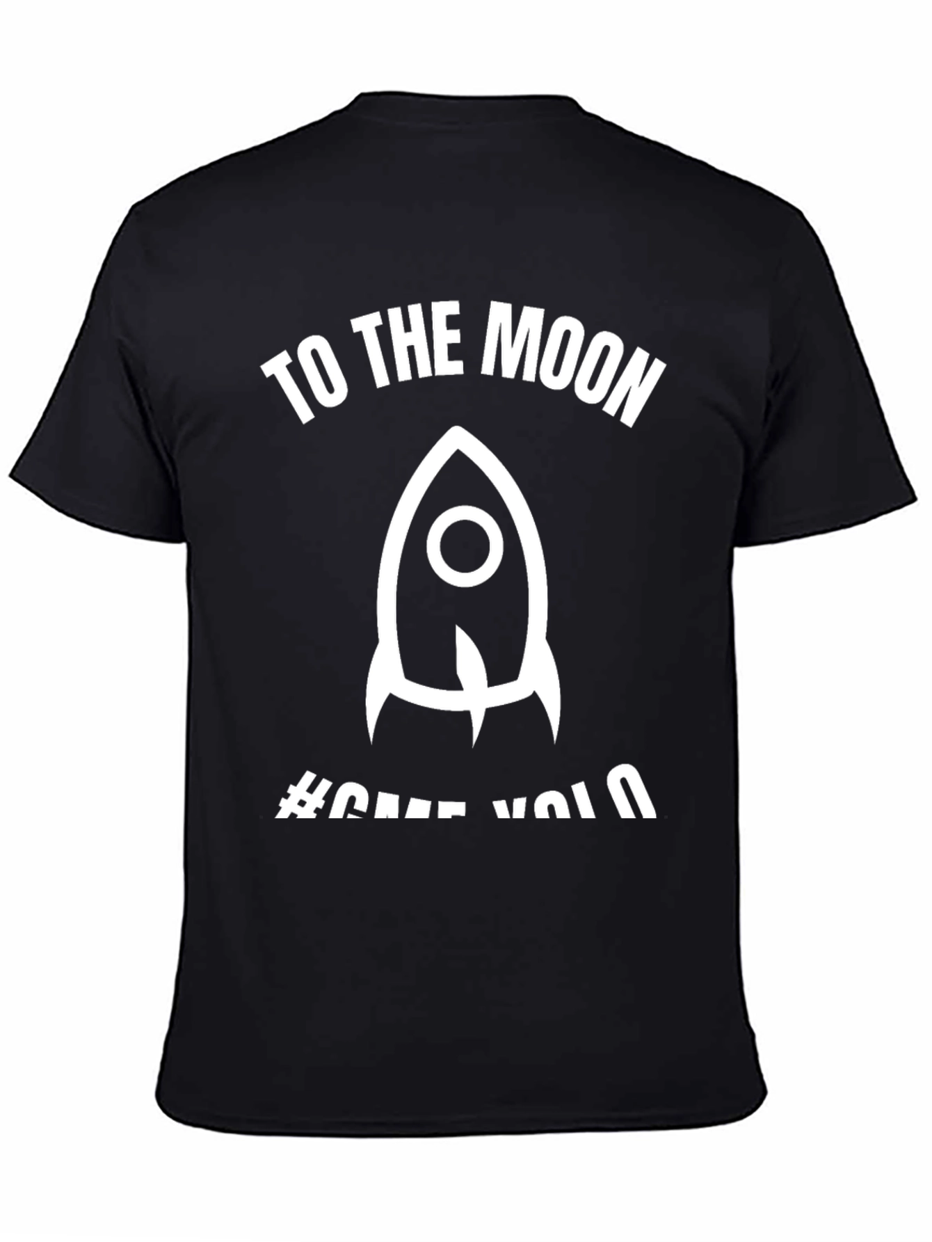 To The Moon Rocket Graphic T-Shirt