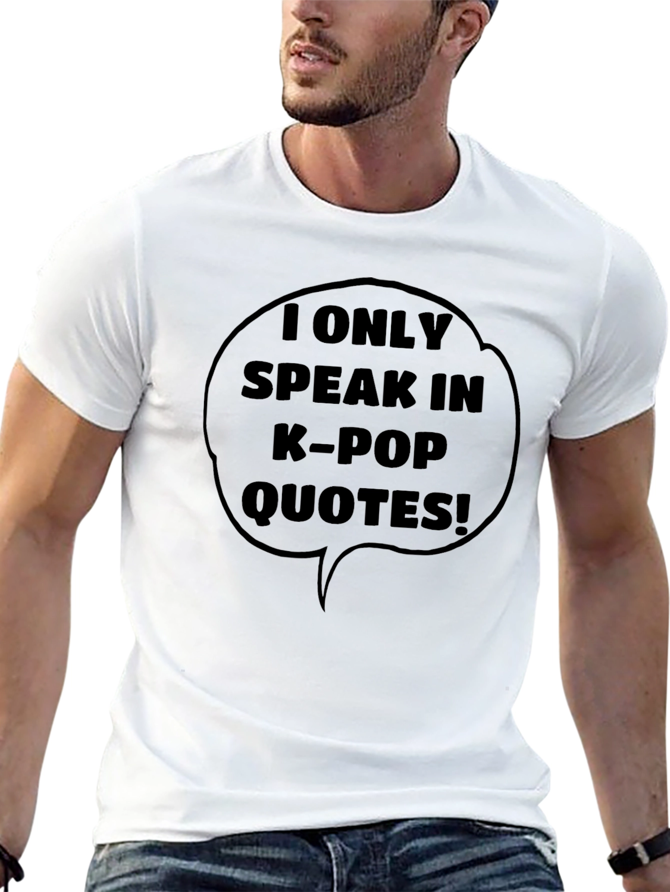 K-Pop Quotes Graphic Tee - Speak Your Fandom!