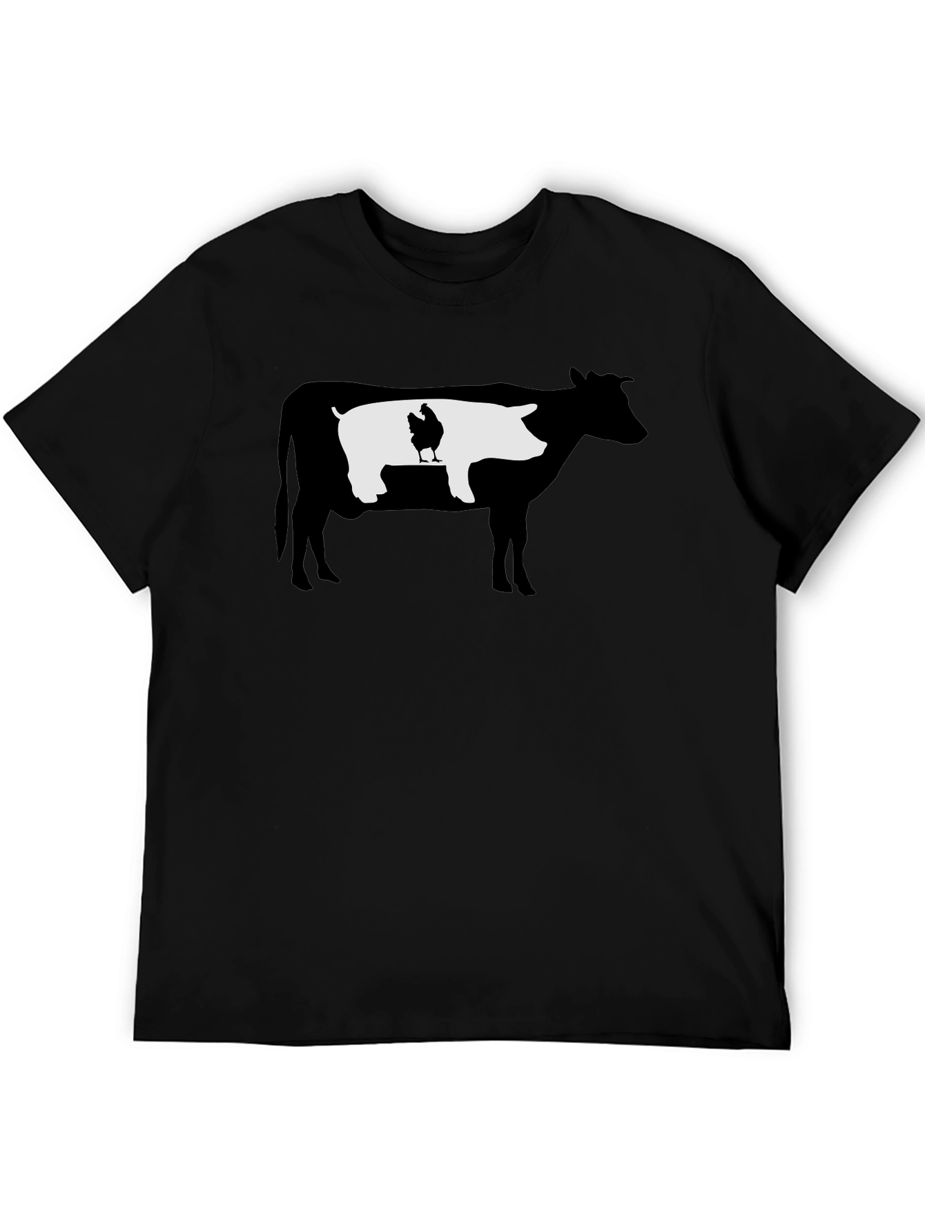 Cow Pig Chicken Funny T-Shirt