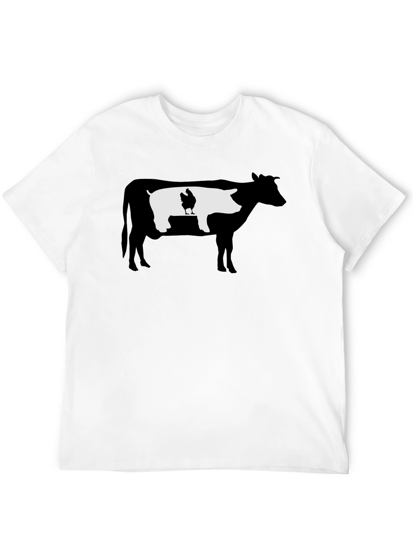 Cow Pig Chicken Funny T-Shirt